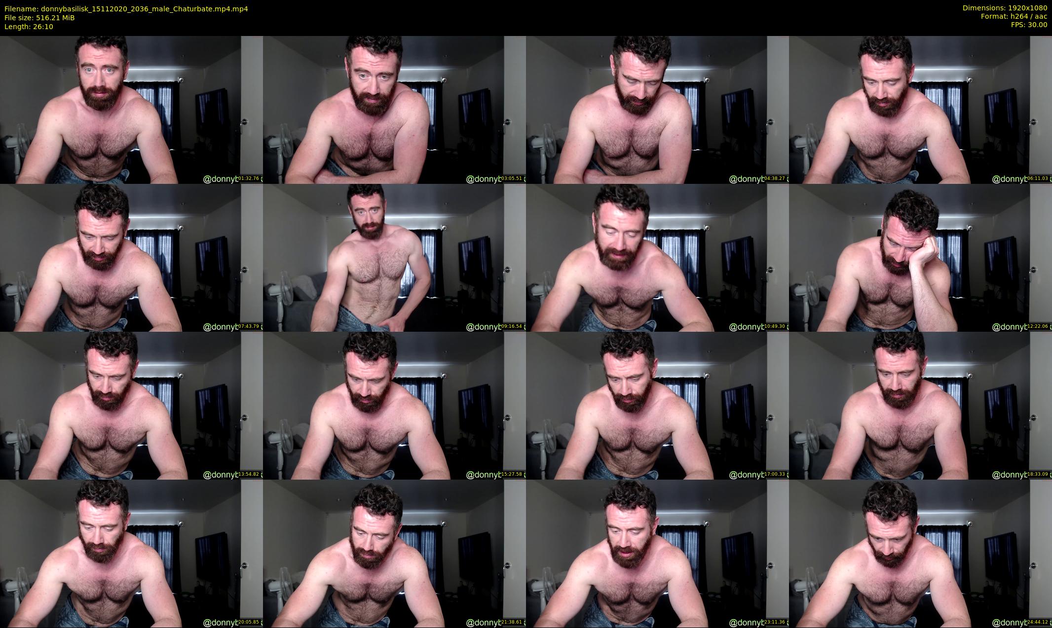 donnybasilisk — 27 minute Chaturbate male cam show recording, 1080p, Nov 15, 2020