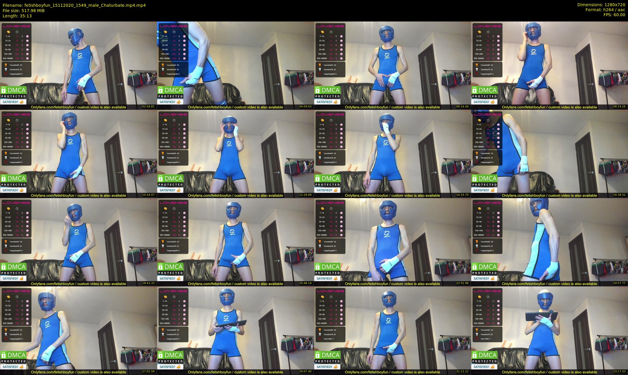 fetishboyfun — 36 minute Chaturbate male cam show recording, 720p, Nov 15, 2020