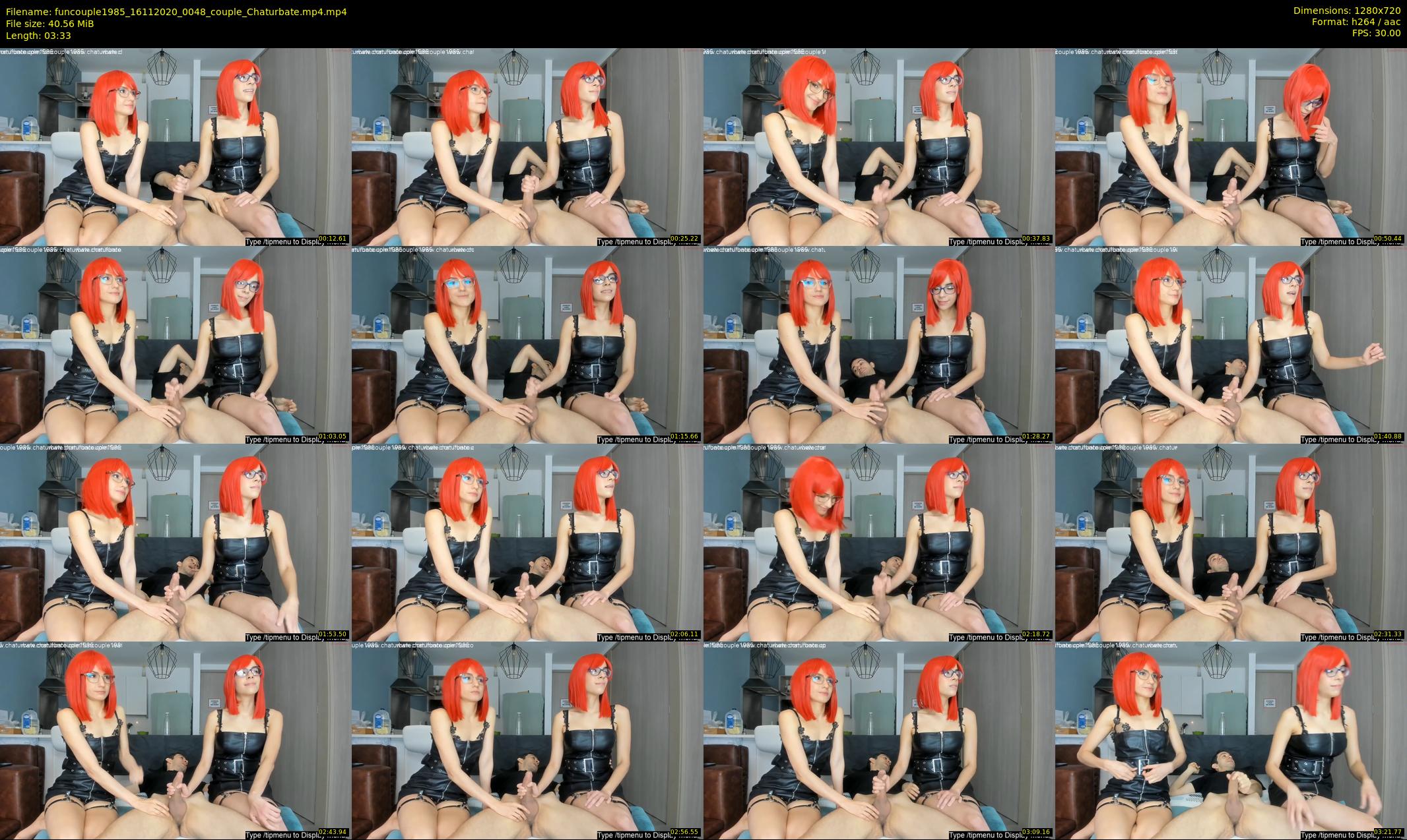 funcouple1985 — 4 minute Chaturbate couple cam show recording, 720p, Nov 16, 2020