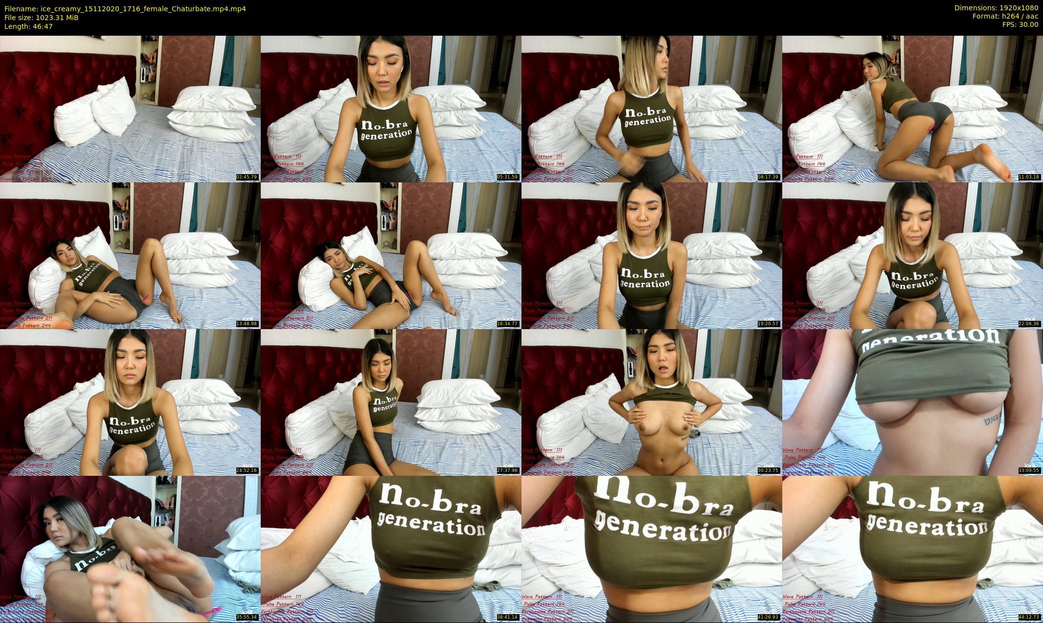 ice_creamy — 47 minute Chaturbate female cam show recording, 1080p, Nov 15, 2020