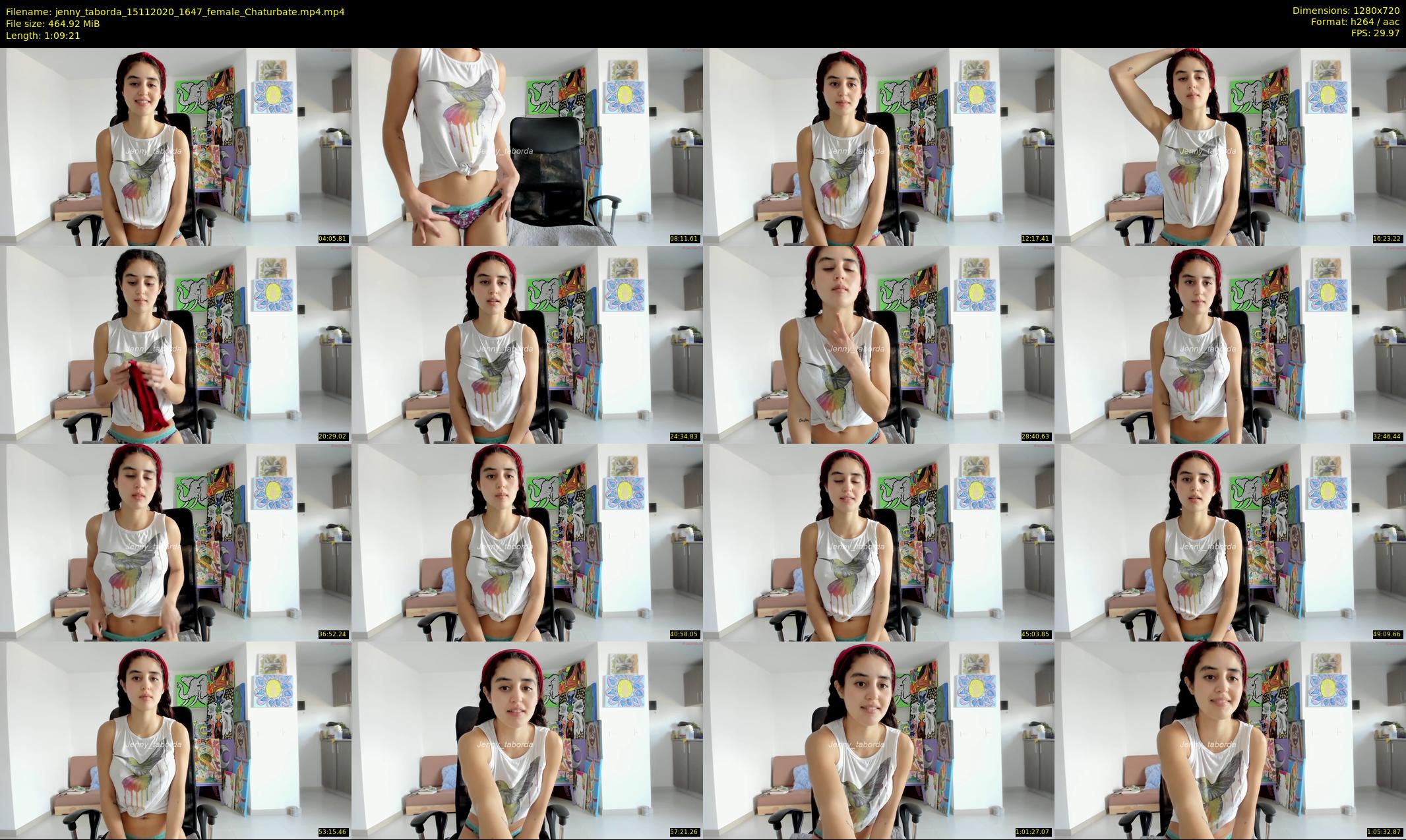 jenny_taborda — 70 minute Chaturbate female cam show recording, 720p, Nov 15, 2020