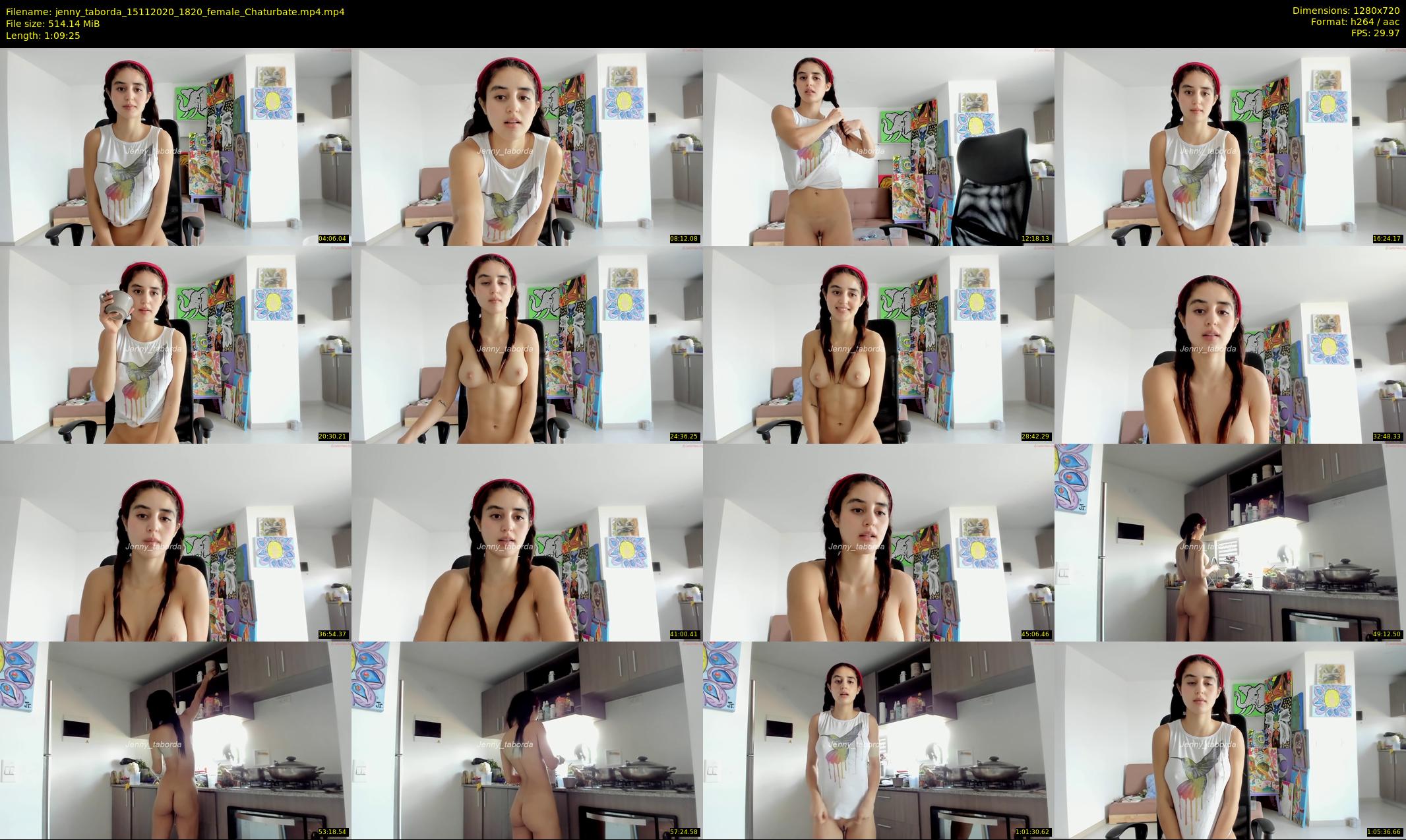 jenny_taborda — 70 minute Chaturbate female cam show recording, 720p, Nov 15, 2020