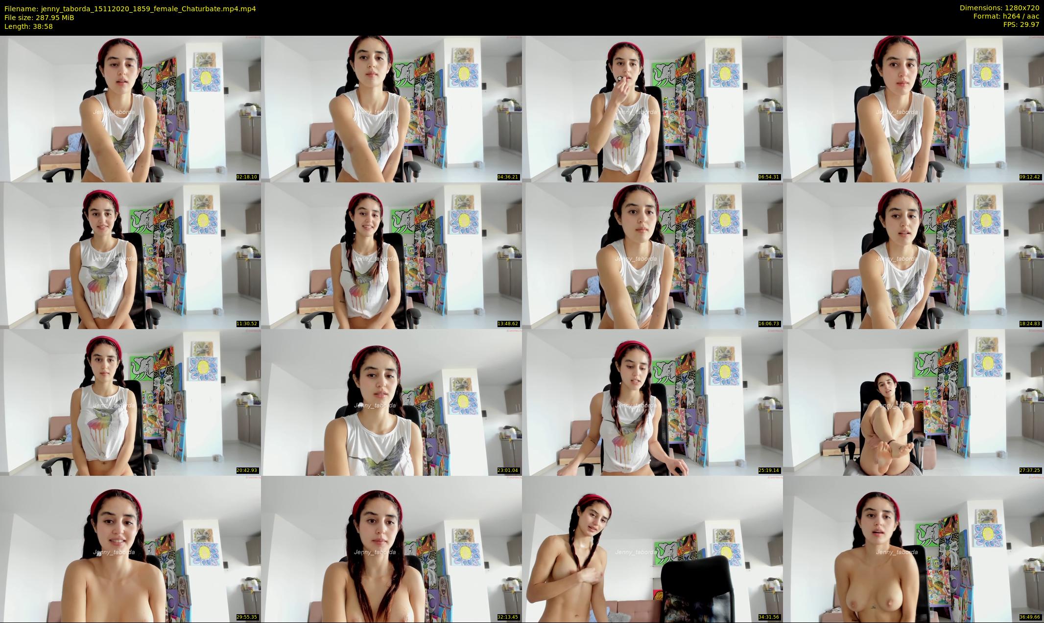 jenny_taborda — 39 minute Chaturbate female cam show recording, 720p, Nov 15, 2020