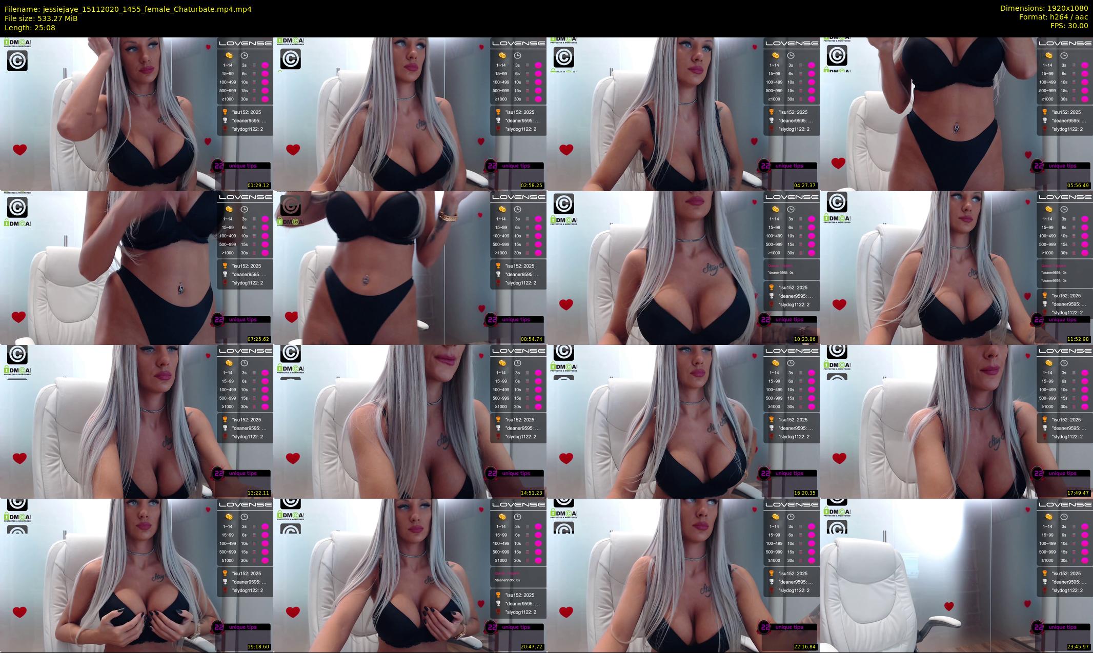jessiejaye — 26 minute Chaturbate female cam show recording, 1080p, Nov 15, 2020