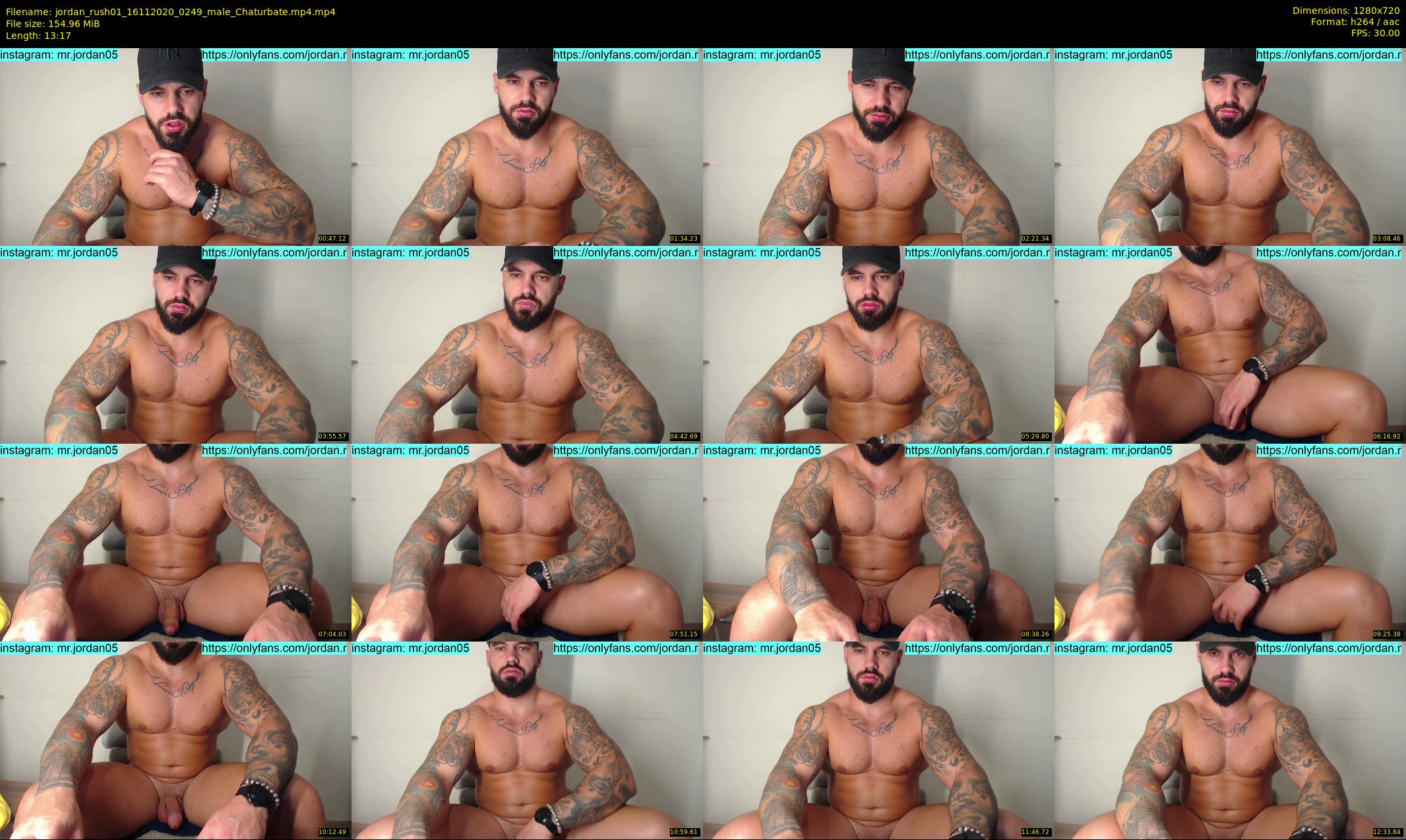 jordan_rush01 — 14 minute Chaturbate male cam show recording, 720p, Nov 16, 2020