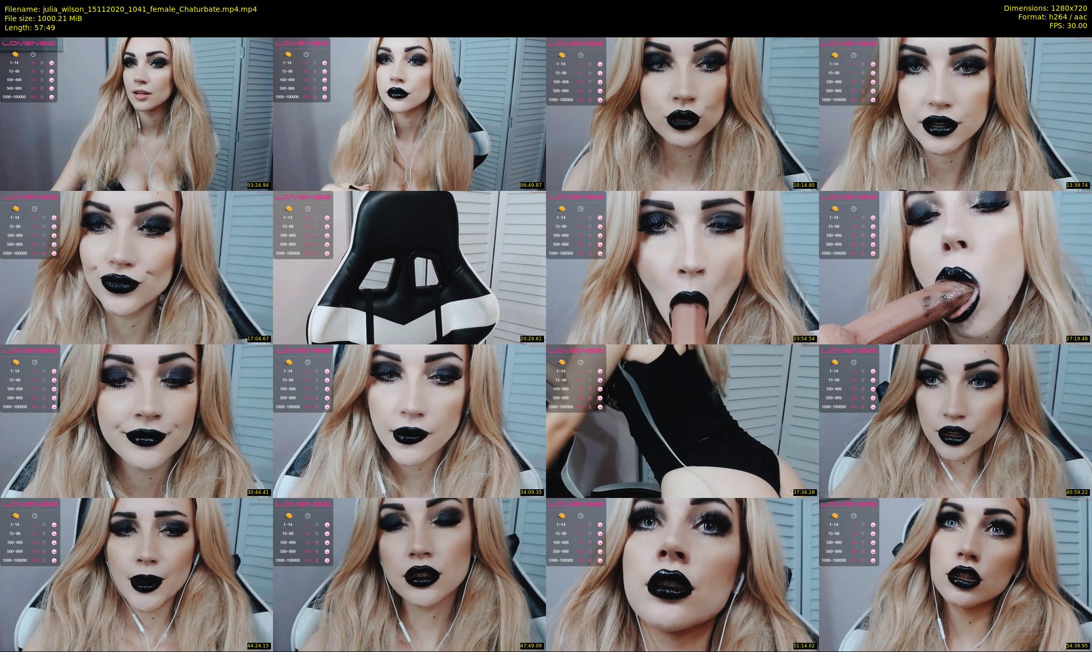 julia_wilson — 58 minute Chaturbate female cam show recording, 720p, Nov 15, 2020