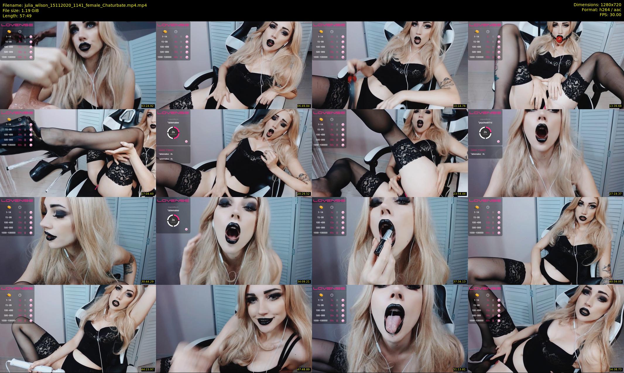 julia_wilson — 58 minute Chaturbate female cam show recording, 720p, Nov 15, 2020