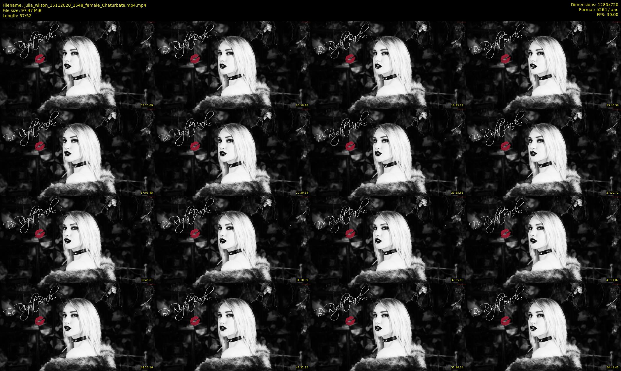 julia_wilson — 58 minute Chaturbate female cam show recording, 720p, Nov 15, 2020