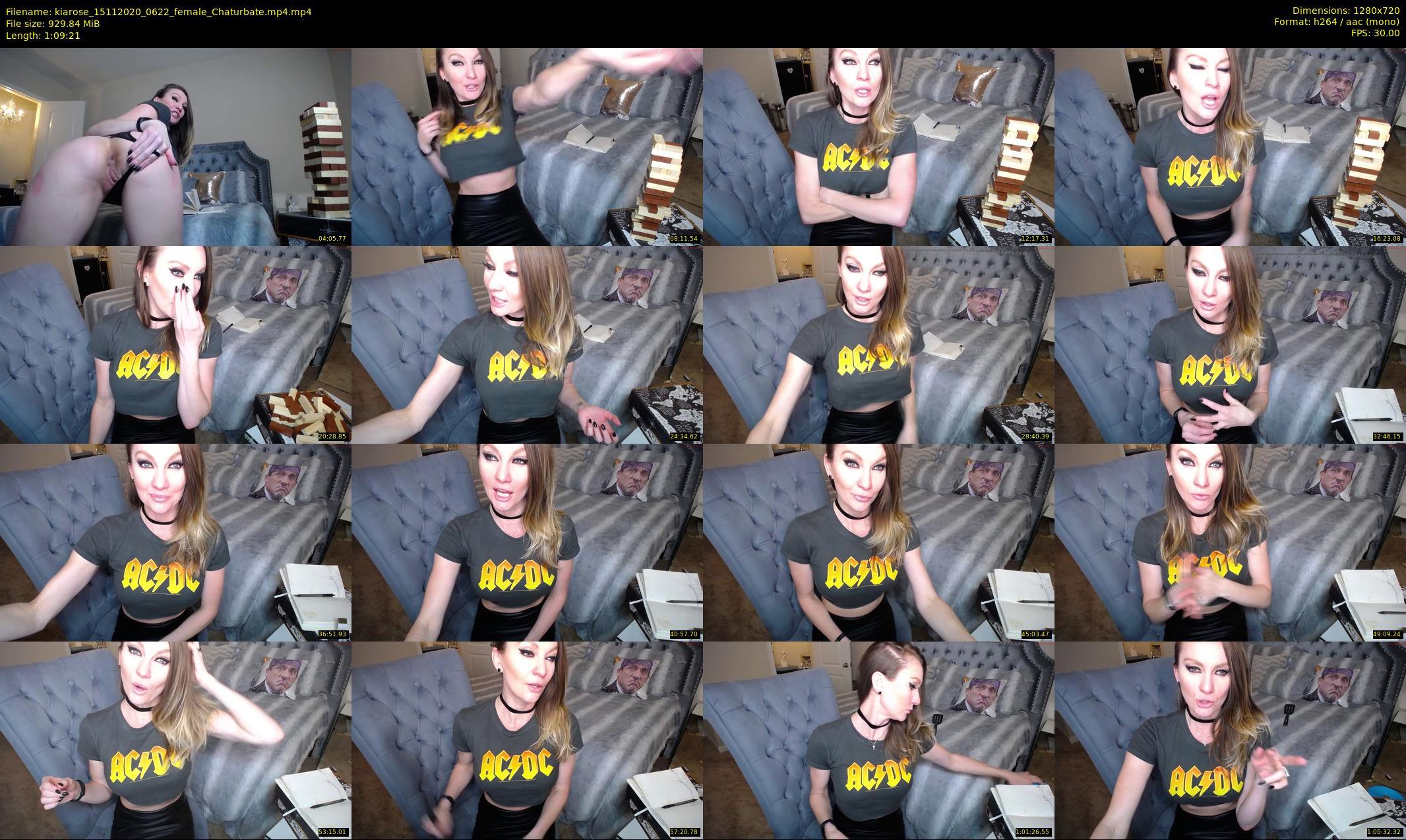 kiarose — 70 minute Chaturbate female cam show recording, 720p, Nov 15, 2020