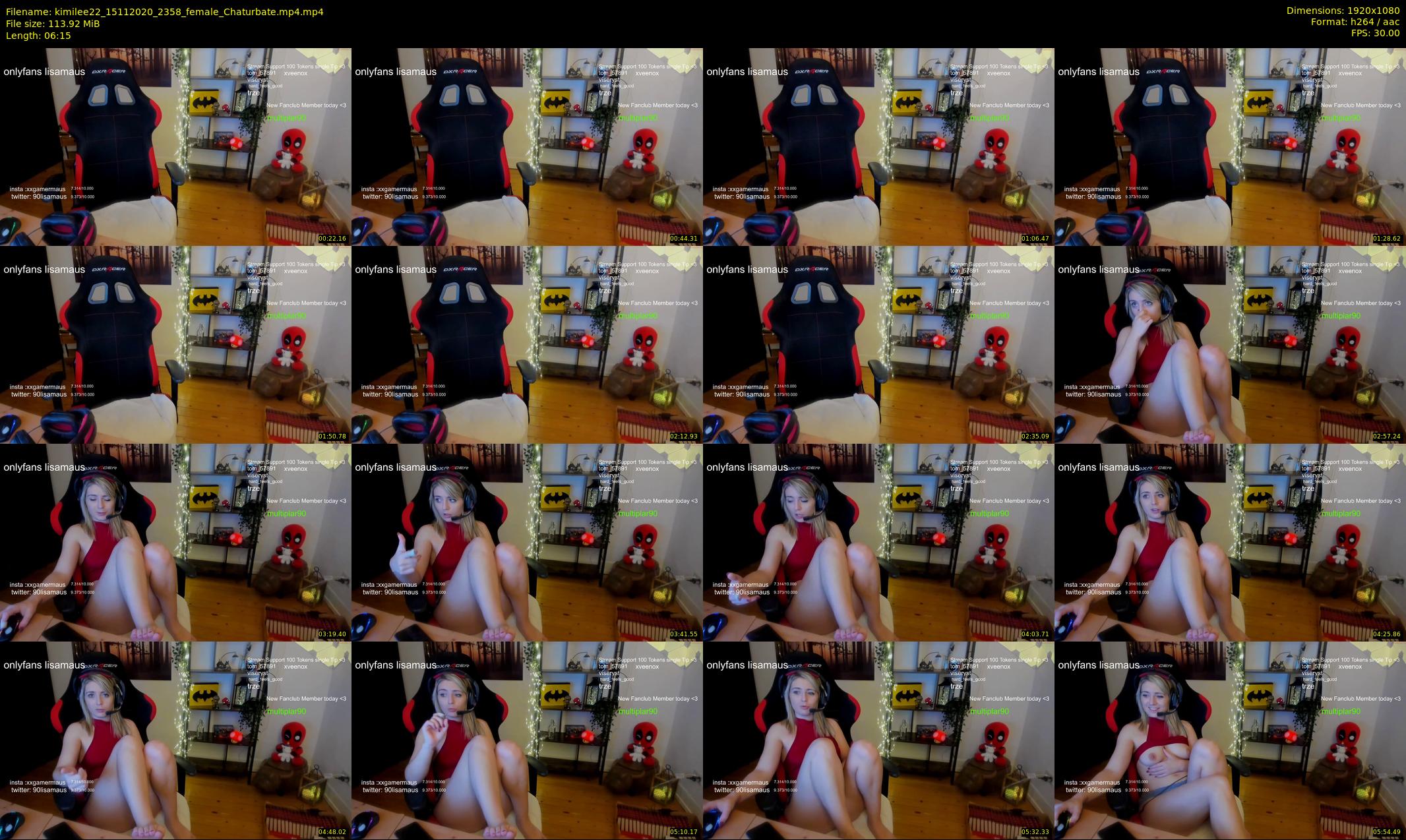 kimilee22 — 7 minute Chaturbate female cam show recording, 1080p, Nov 15, 2020