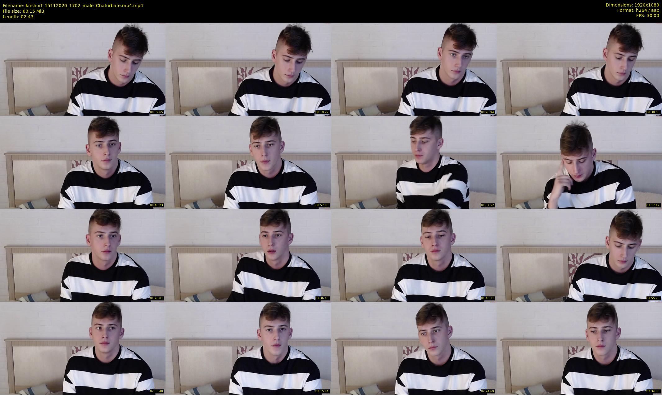 krishort — 3 minute Chaturbate male cam show recording, 1080p, Nov 15, 2020