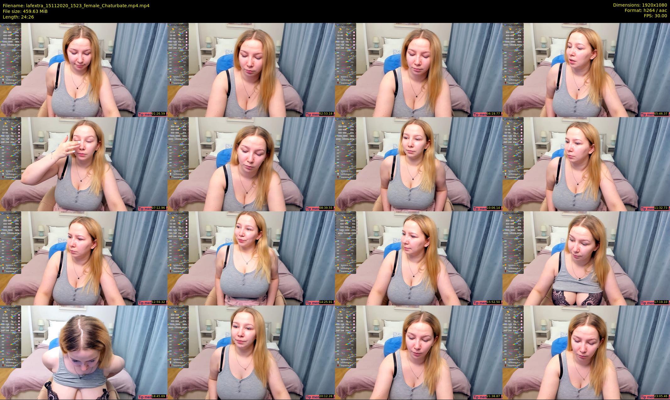lafextra — 25 minute Chaturbate female cam show recording, 1080p, Nov 15, 2020
