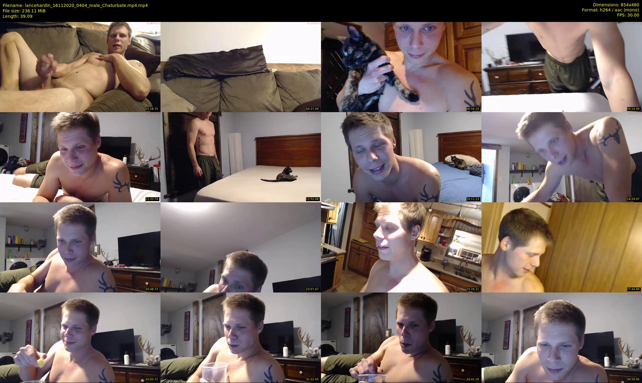 lancehardin — 40 minute Chaturbate male cam show recording, 480p, Nov 16, 2020
