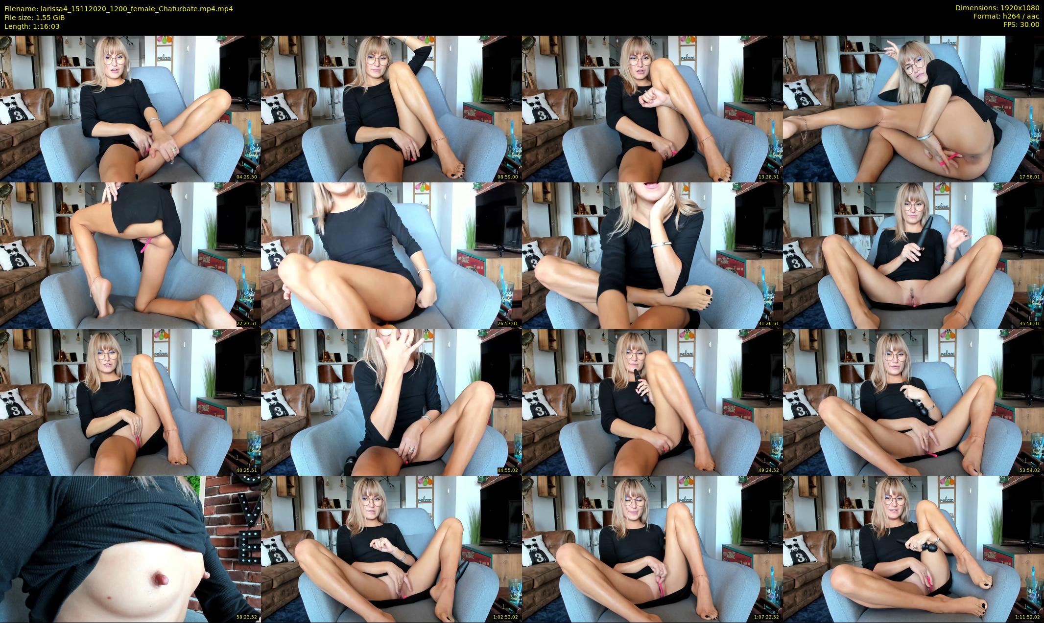 larissa4 — 77 minute Chaturbate female cam show recording, 1080p, Nov 15, 2020
