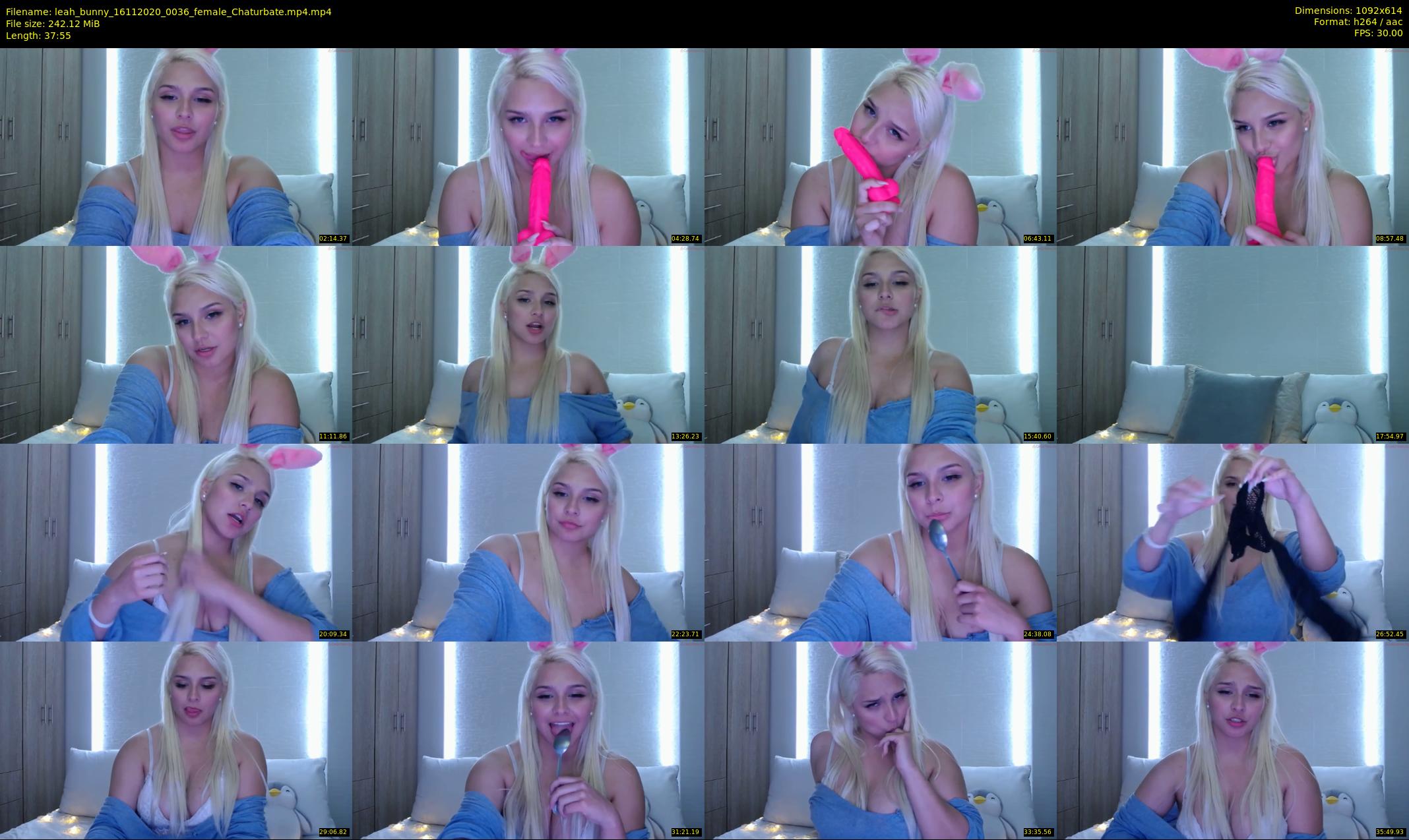 leah_bunny — 38 minute Chaturbate female cam show recording, 480p, Nov 16, 2020