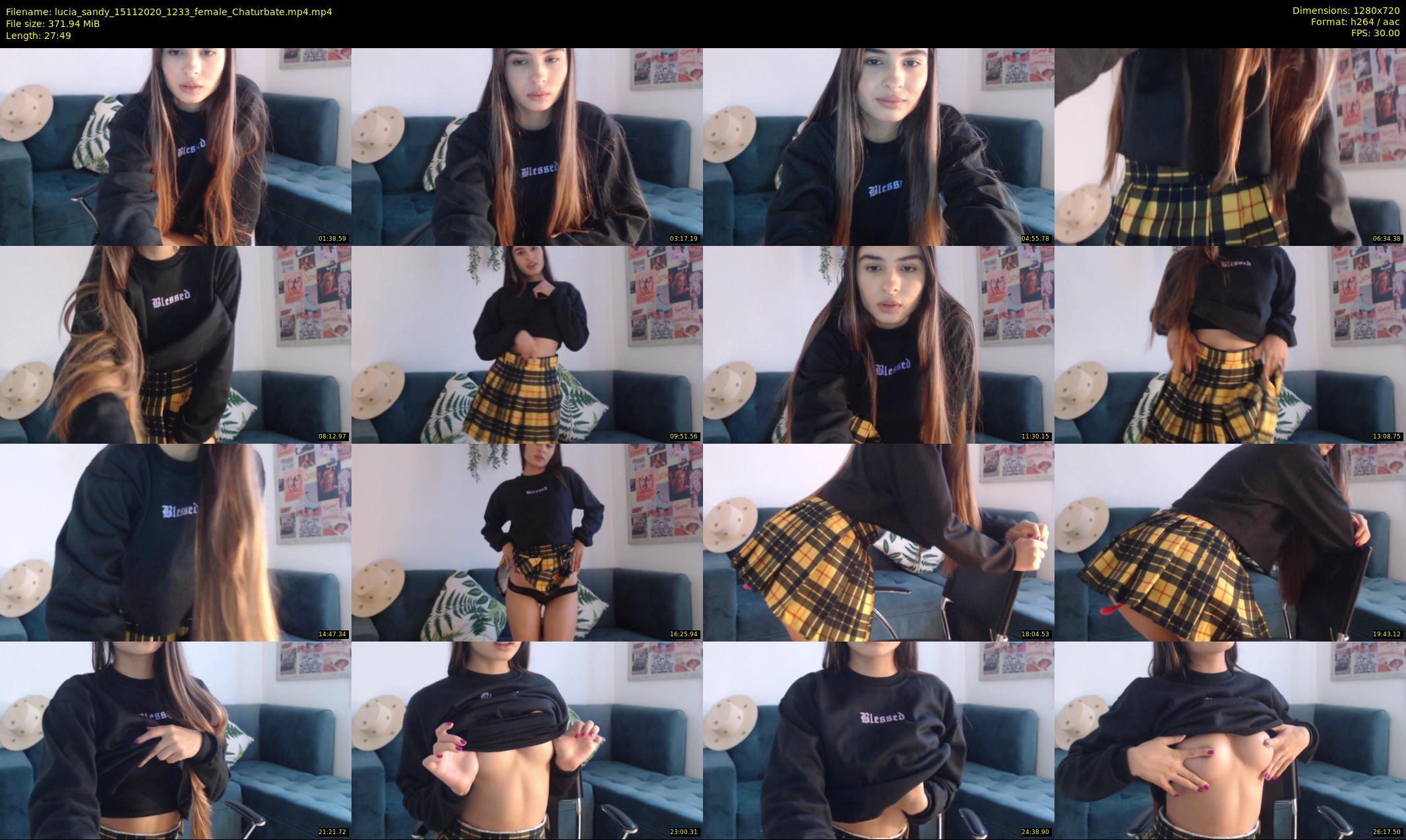 lucia_sandy — 28 minute Chaturbate female cam show recording, 720p, Nov 15, 2020
