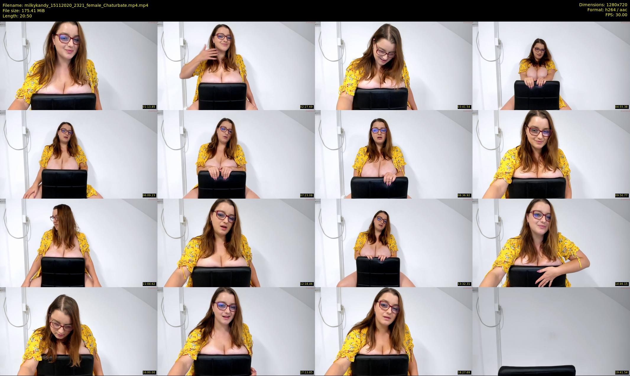 milkykandy — 21 minute Chaturbate female cam show recording, 720p, Nov 15, 2020