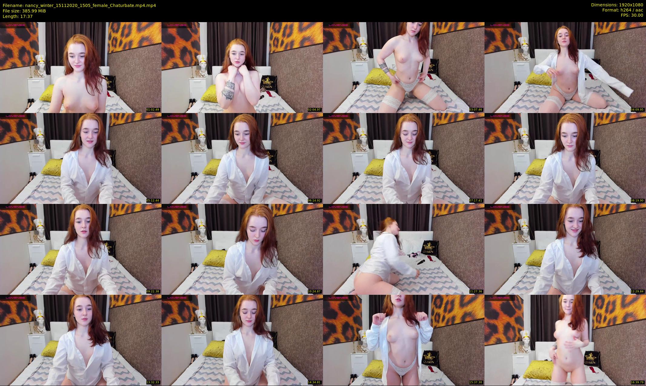 nancy_winter — 18 minute Chaturbate female cam show recording, 1080p, Nov 15, 2020