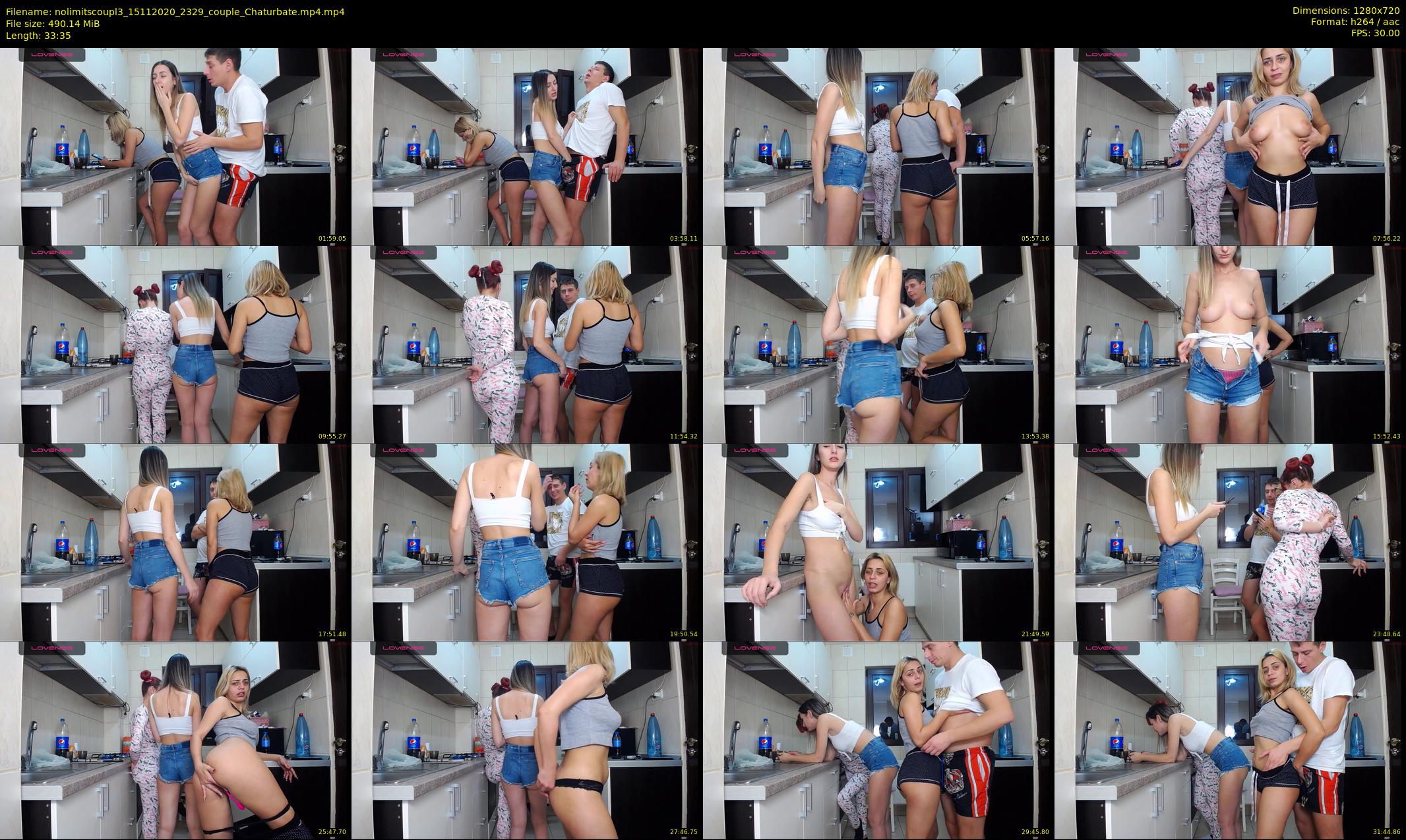 nolimitscoupl3 — 34 minute Chaturbate couple cam show recording, 720p, Nov 15, 2020