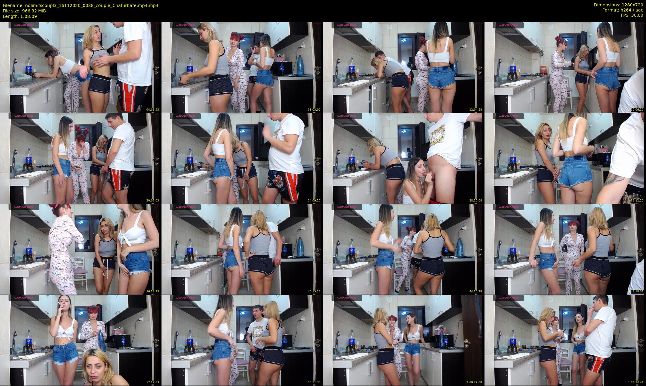 nolimitscoupl3 — 69 minute Chaturbate couple cam show recording, 720p, Nov 16, 2020