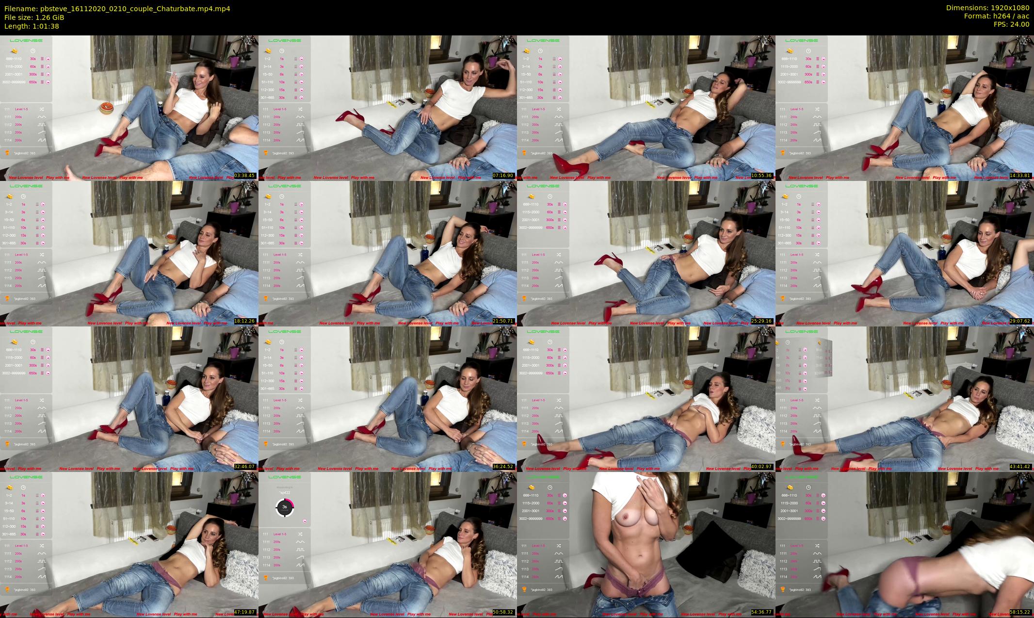 pbsteve — 62 minute Chaturbate couple cam show recording, 1080p, Nov 16, 2020