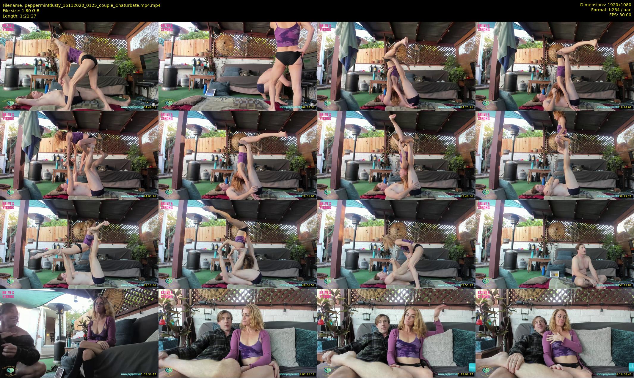 peppermintdusty — 82 minute Chaturbate couple cam show recording, 1080p, Nov 16, 2020