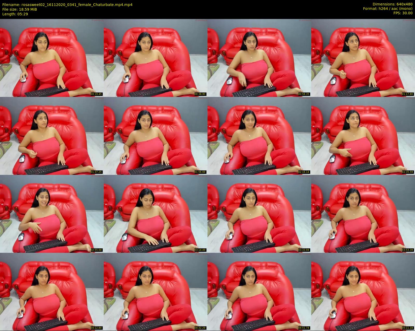 rosasweet02 — 6 minute Chaturbate female cam show recording, 480p, Nov 16, 2020
