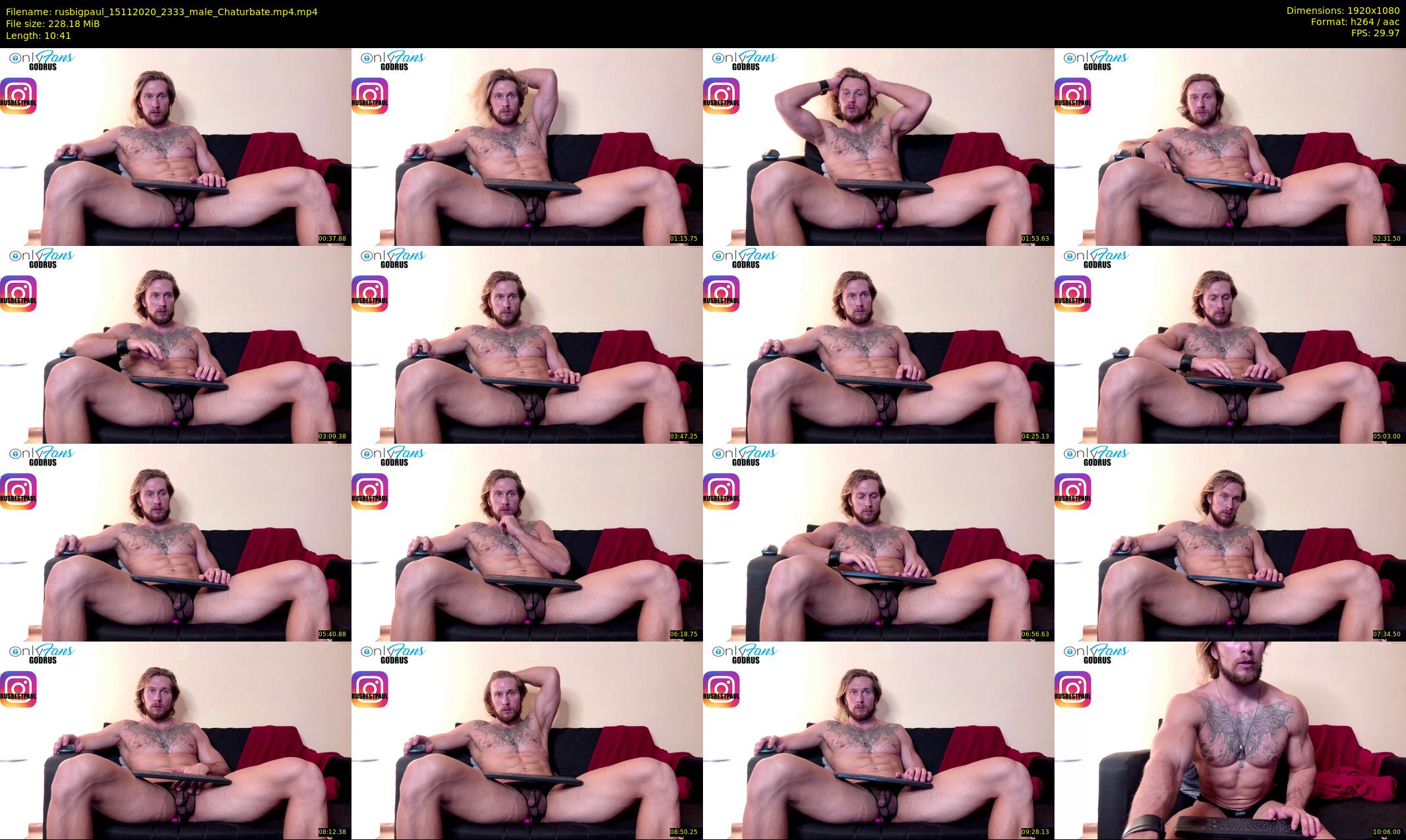 rusbigpaul — 11 minute Chaturbate male cam show recording, 1080p, Nov 15, 2020