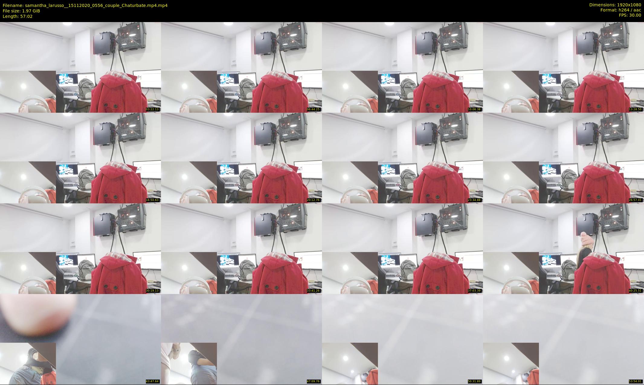 samantha_larusso_ — 58 minute Chaturbate couple cam show recording, 1080p, Nov 15, 2020