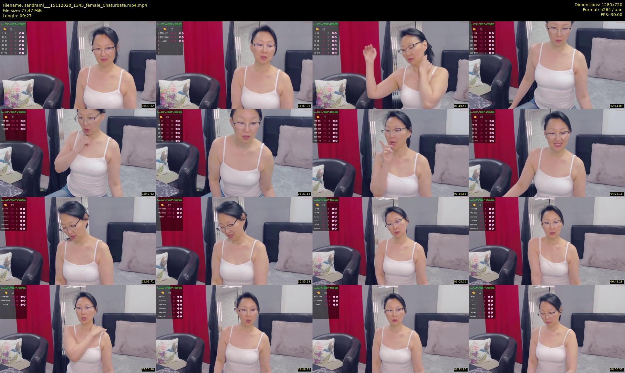 sandrami__ — 10 minute Chaturbate female cam show recording, 720p, Nov 15, 2020