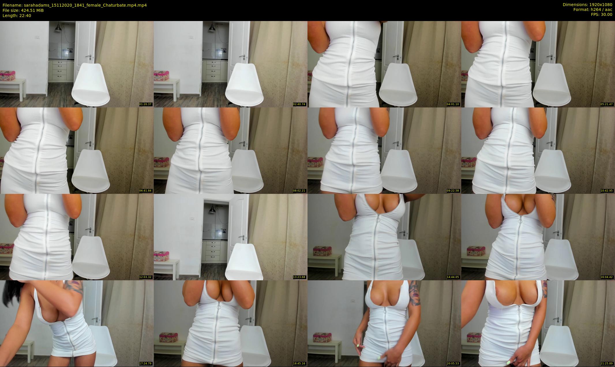 sarahadams — 23 minute Chaturbate female cam show recording, 1080p, Nov 15, 2020