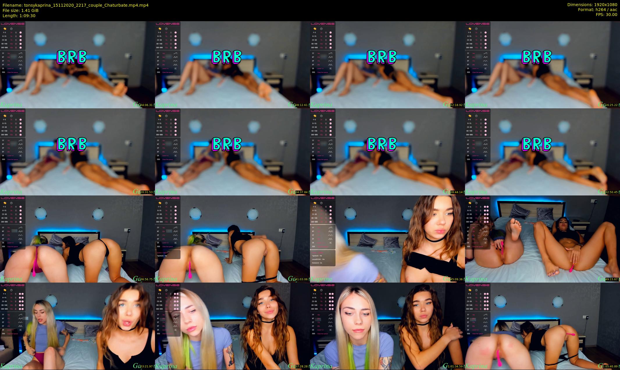 tonsykaprina — 70 minute Chaturbate couple cam show recording, 1080p, Nov 15, 2020