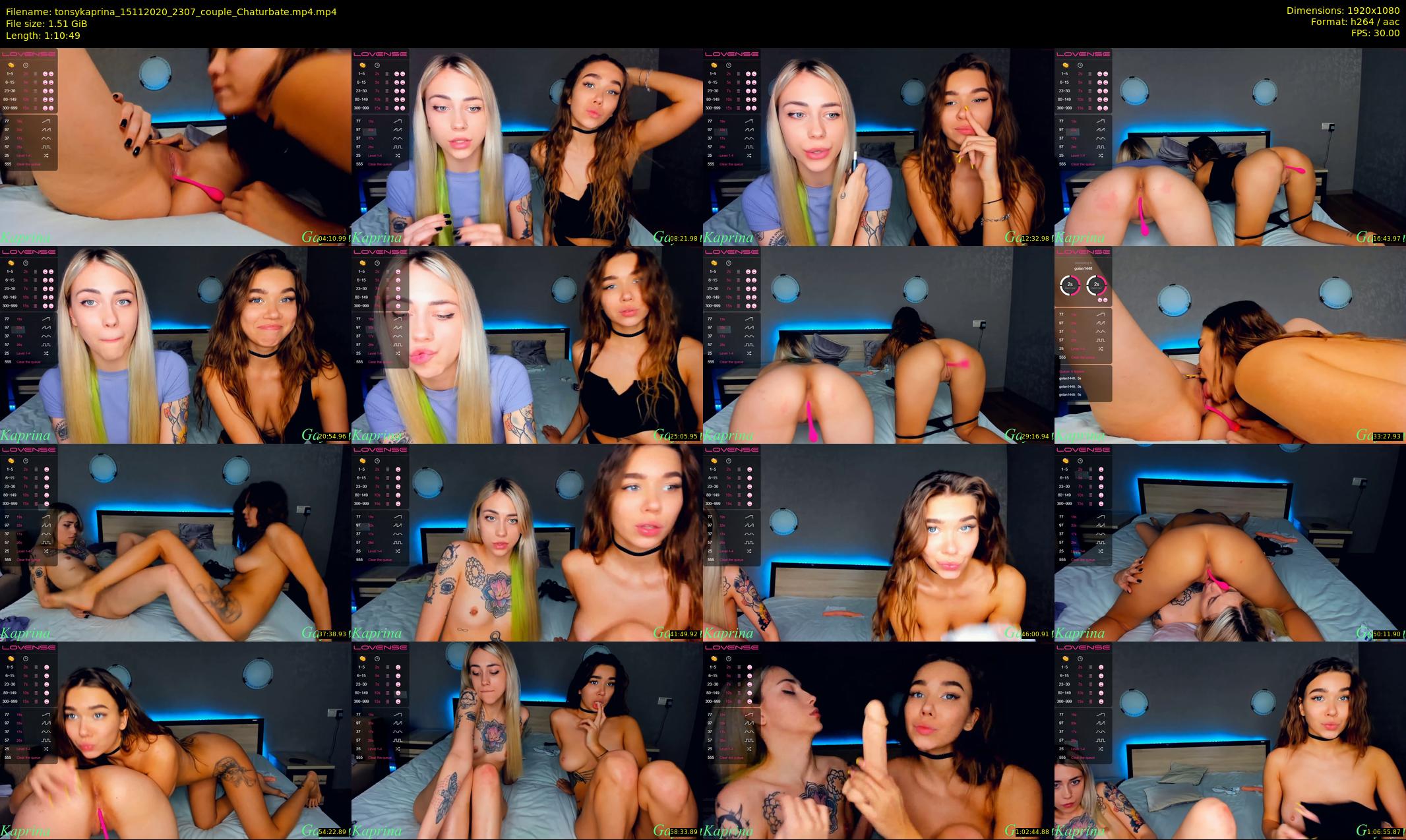 tonsykaprina — 71 minute Chaturbate couple cam show recording, 1080p, Nov 15, 2020
