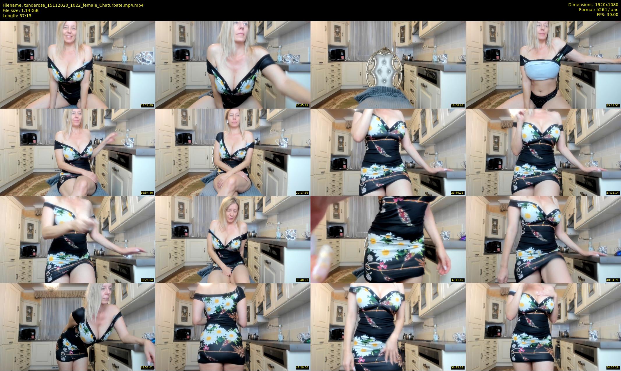 tunderose — 58 minute Chaturbate female cam show recording, 1080p, Nov 15, 2020
