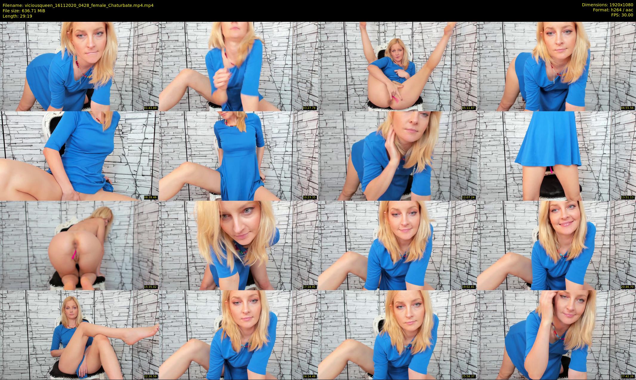 viciousqueen — 30 minute Chaturbate female cam show recording, 1080p, Nov 16, 2020