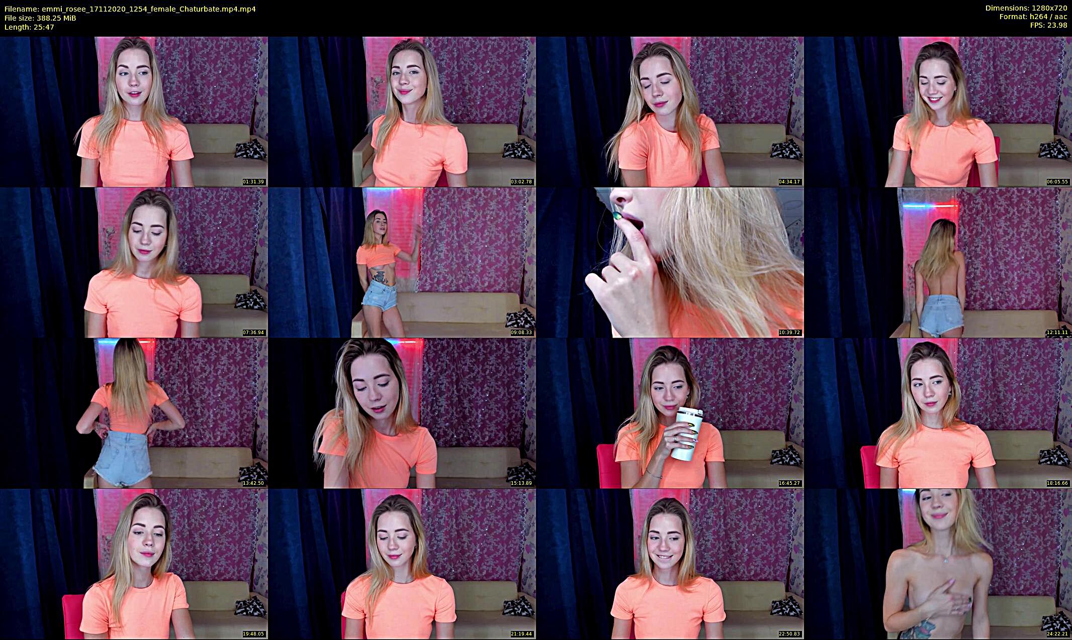 emmi_rosee — 26 minute Chaturbate female cam show recording, 720p, Nov 17, 2020