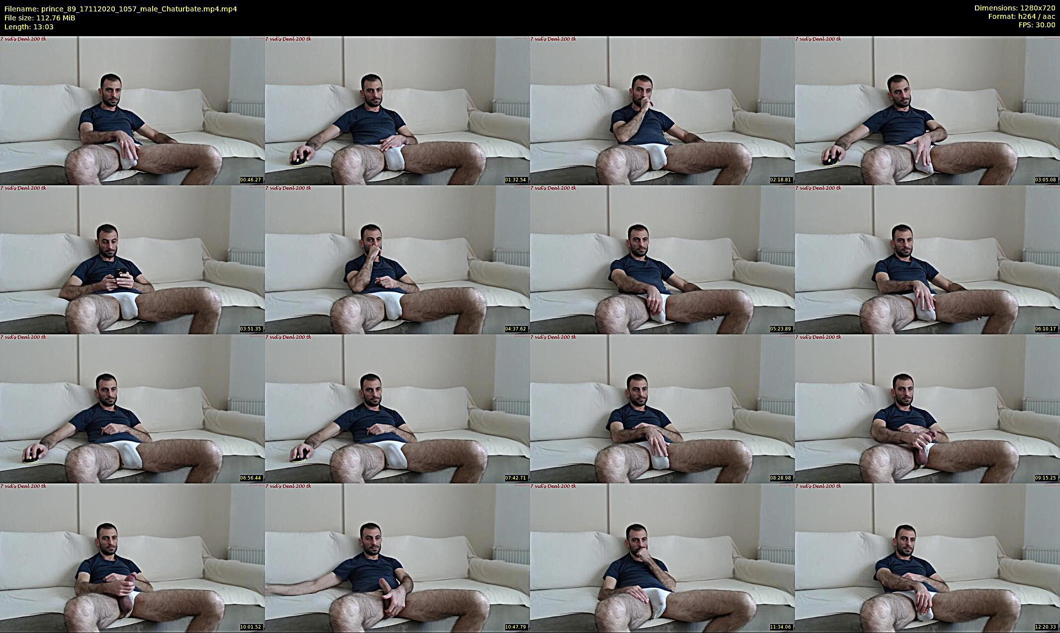 prince_89 — 5 minute Chaturbate male cam show recording, 720p, Nov 17, 2020