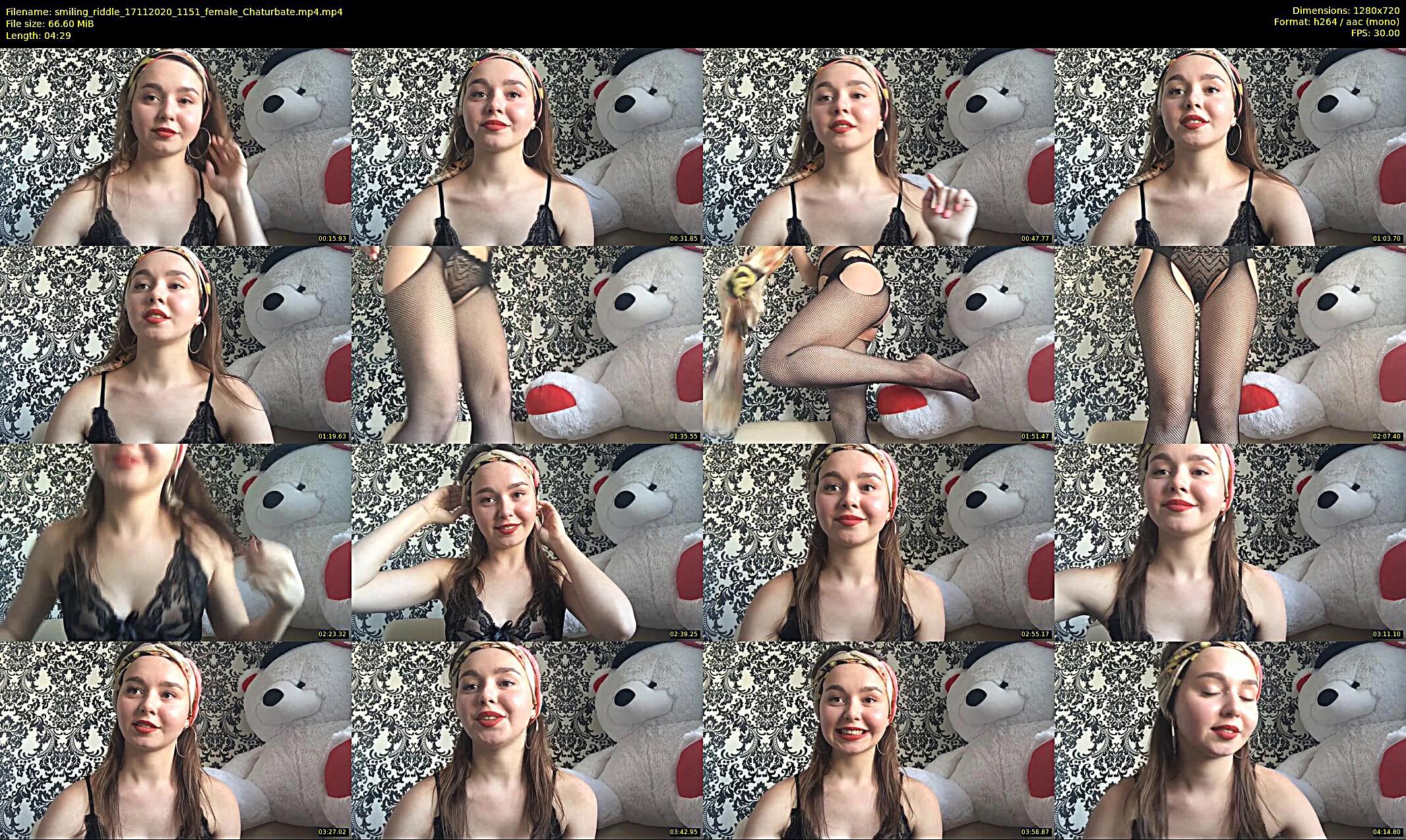smiling_riddle — 5 minute Chaturbate female cam show recording, 720p, Nov 17, 2020