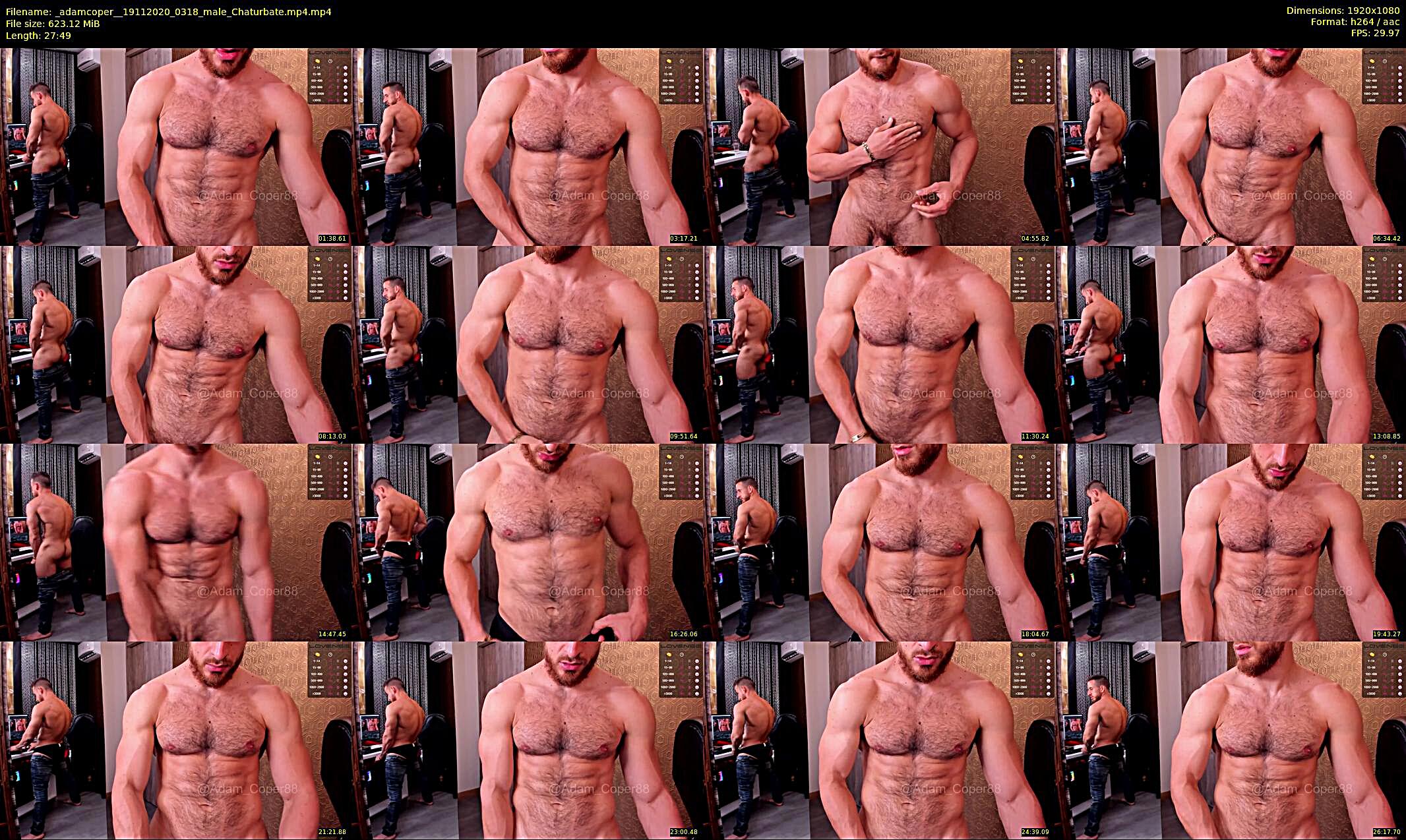_adamcoper_ — 28 minute Chaturbate male cam show recording, 1080p, Nov 19, 2020