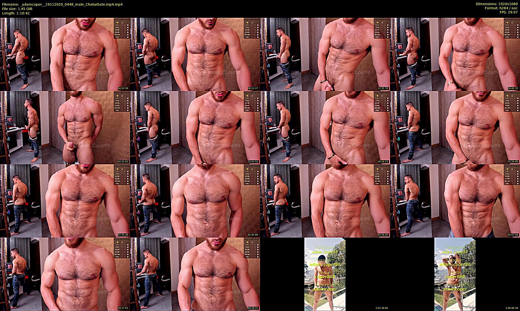 _adamcoper_ — 71 minute Chaturbate male cam show recording, 1080p, Nov 19, 2020
