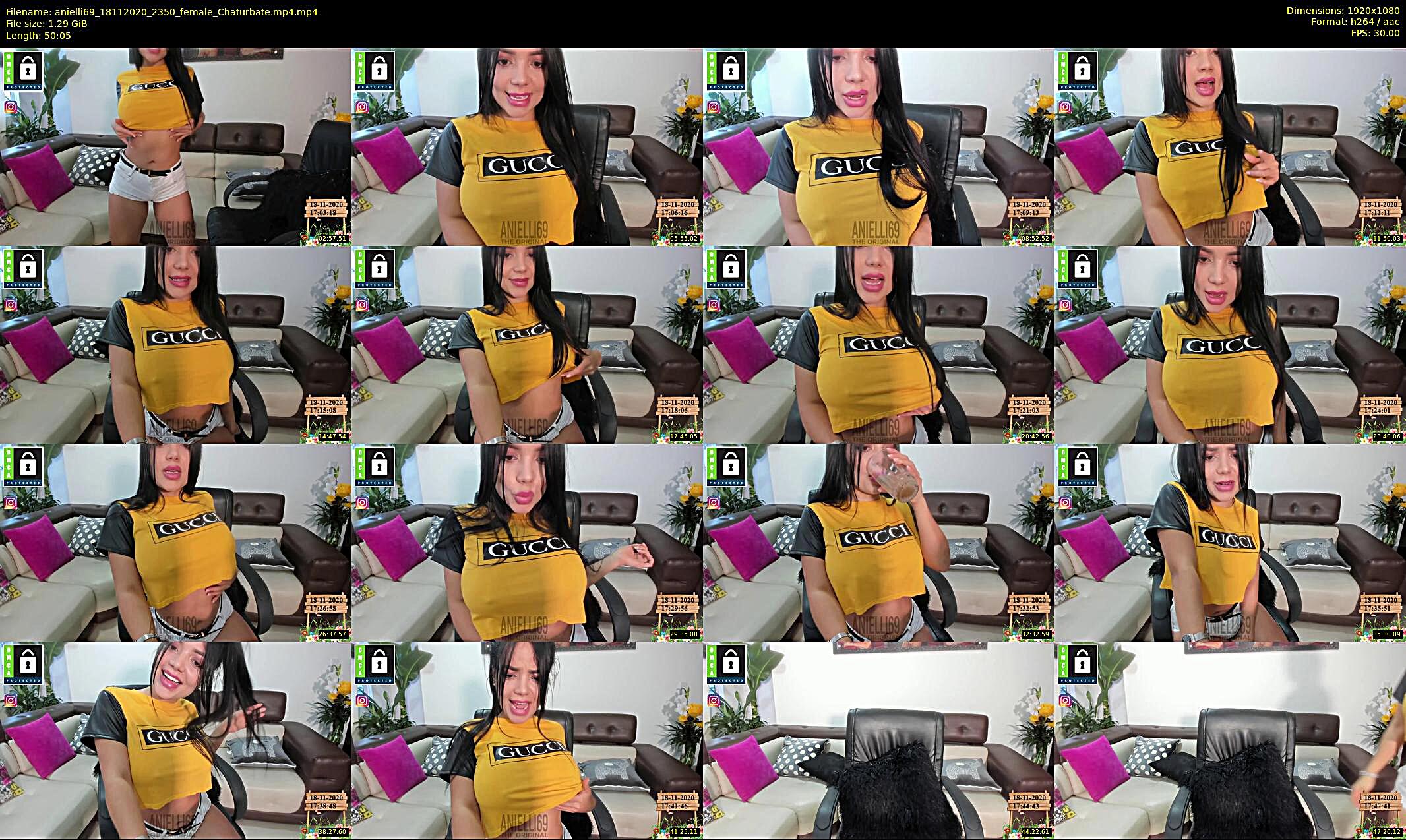 anielli69 — 33 minute Chaturbate female cam show recording, 1080p, Nov 18, 2020