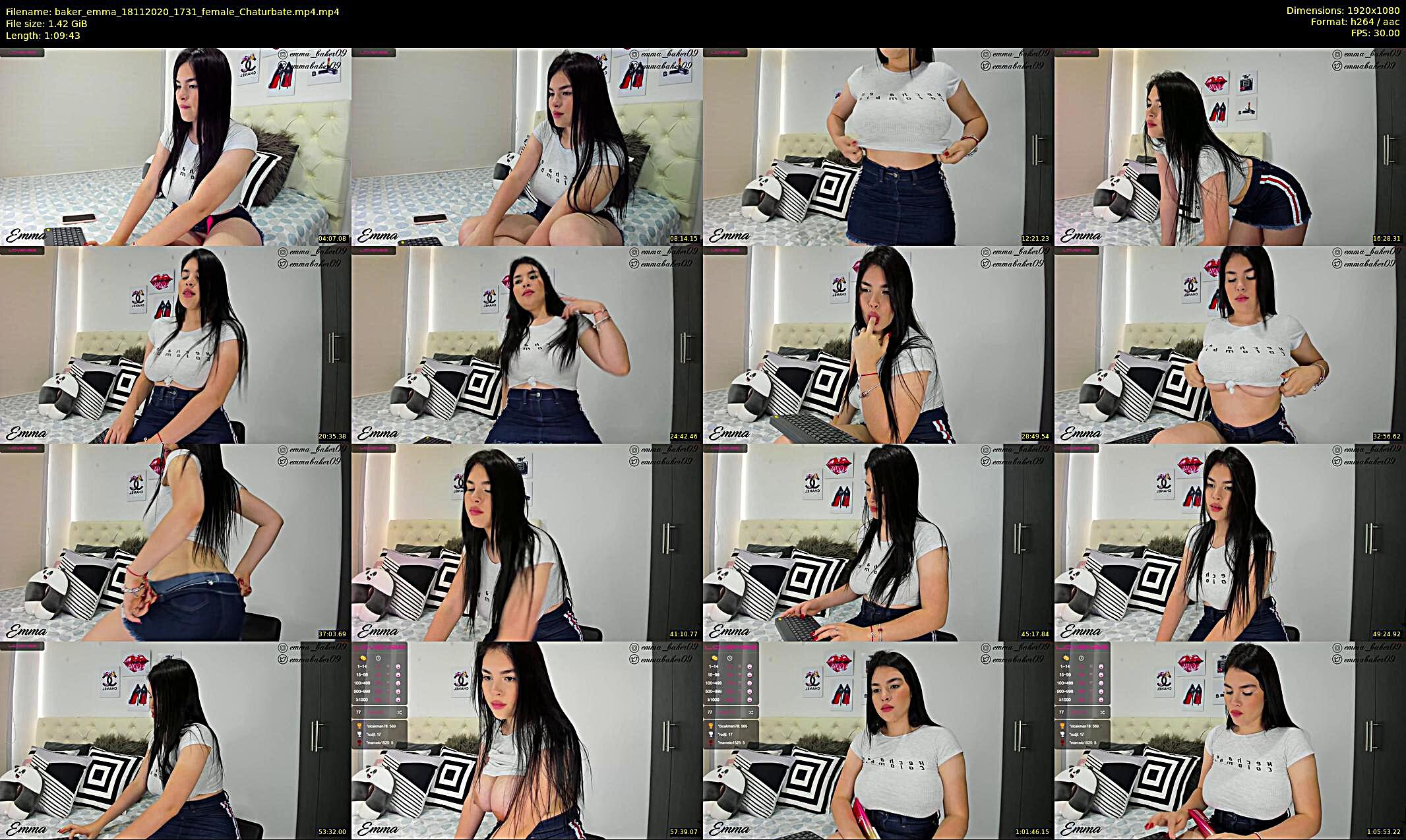 baker_emma — 70 minute Chaturbate female cam show recording, 1080p, Nov 18, 2020