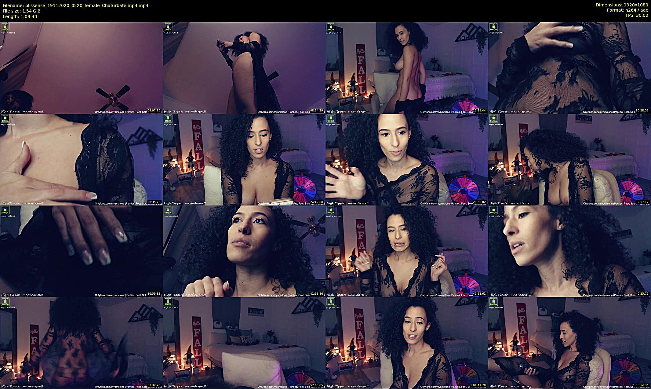 blissense — 70 minute Chaturbate female cam show recording, 1080p, Nov 19, 2020
