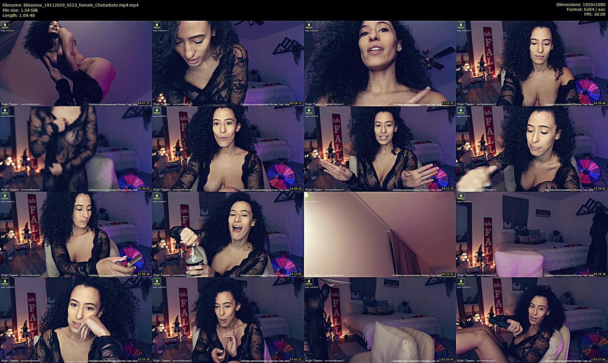 blissense — 70 minute Chaturbate female cam show recording, 1080p, Nov 19, 2020