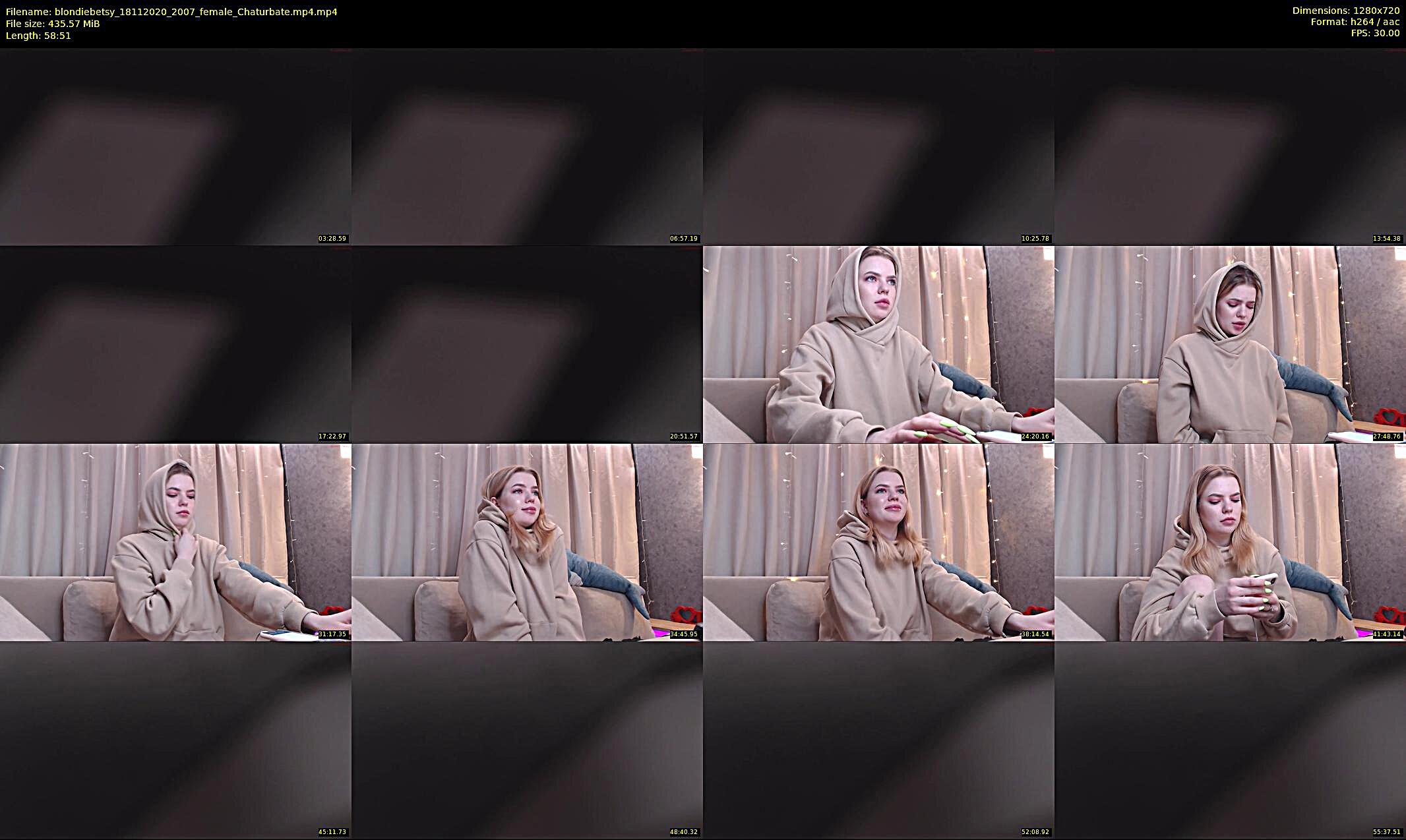 blondiebetsy — 24 minute Chaturbate female cam show recording, 720p, Nov 18, 2020