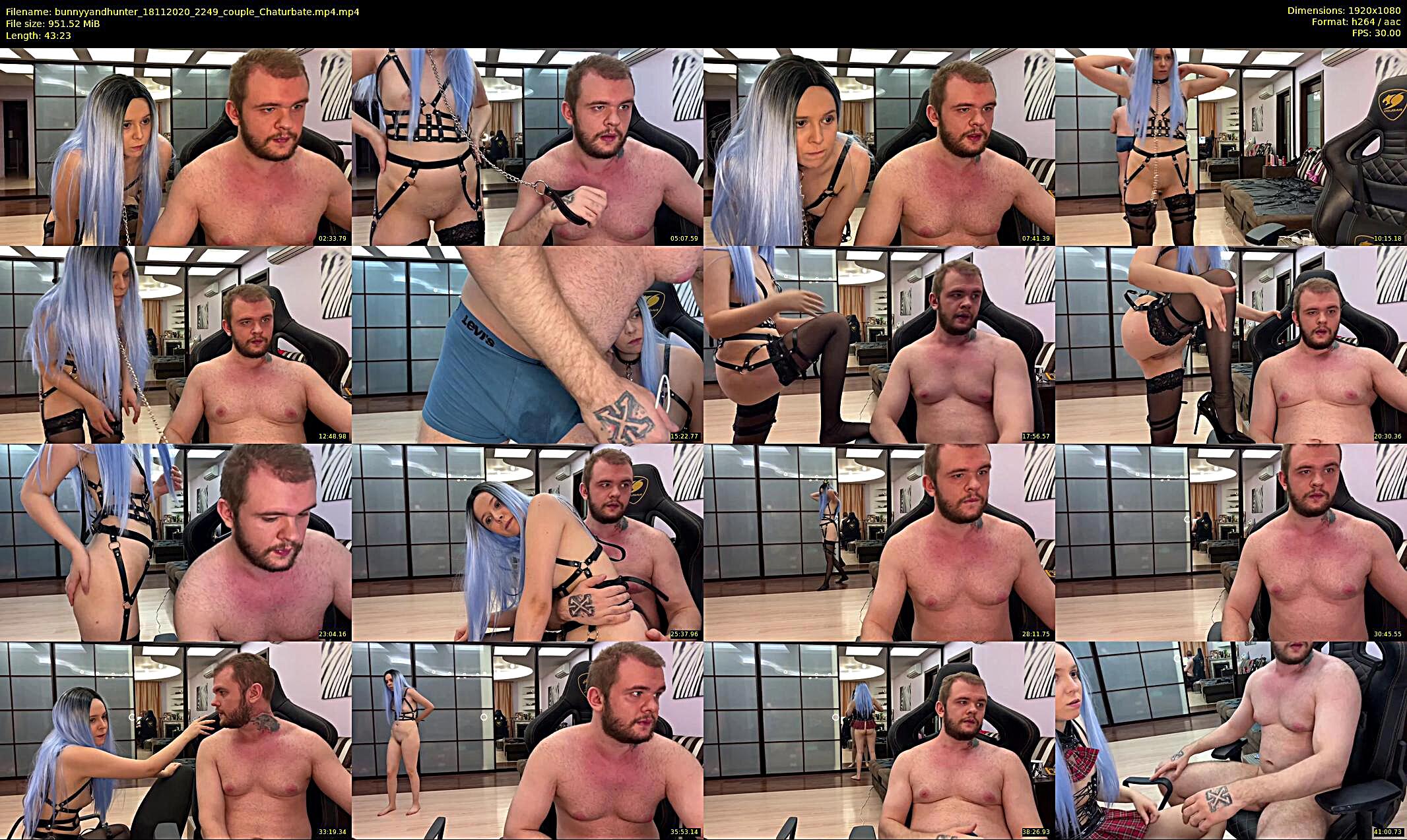 bunnyyandhunter — 44 minute Chaturbate couple cam show recording, 1080p, Nov 18, 2020
