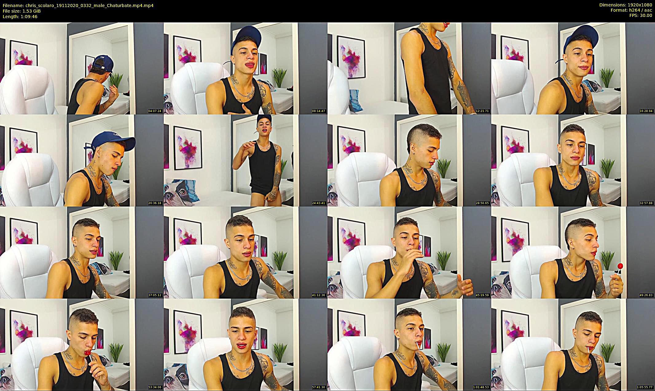 chris_scolaro — 70 minute Chaturbate male cam show recording, 1080p, Nov 19, 2020