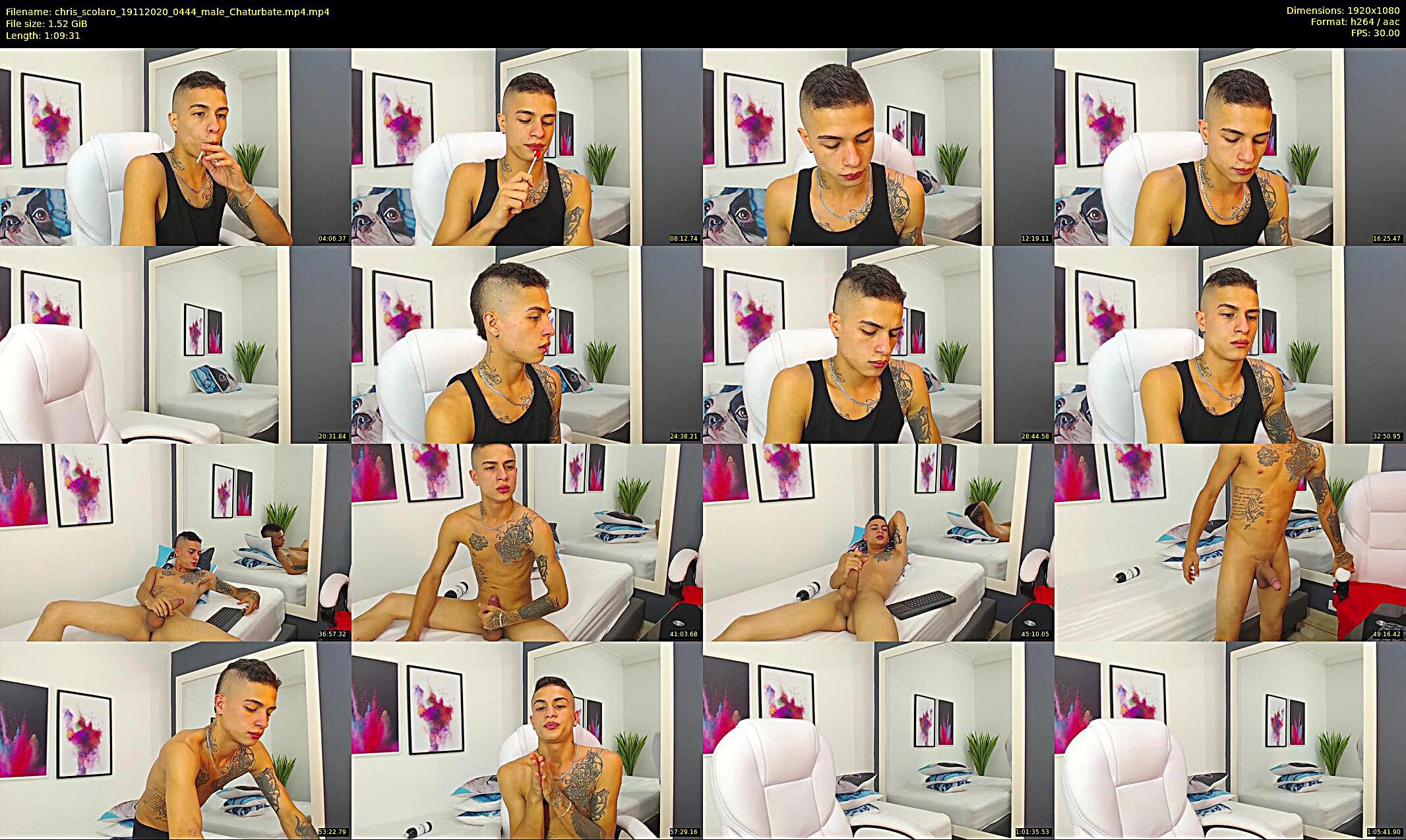chris_scolaro — 70 minute Chaturbate male cam show recording, 1080p, Nov 19, 2020