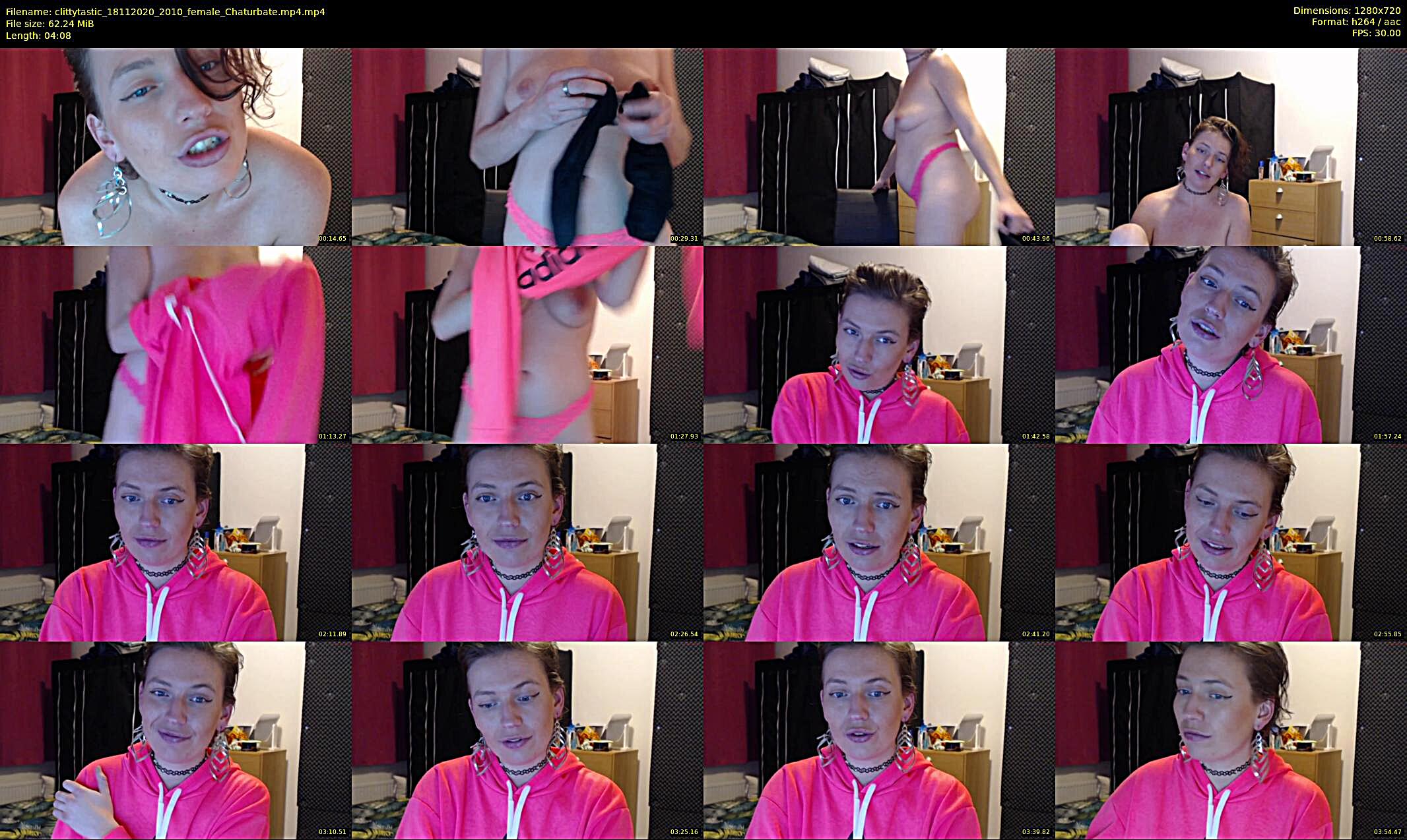 clittytastic — 5 minute Chaturbate female cam show recording, 720p, Nov 18, 2020
