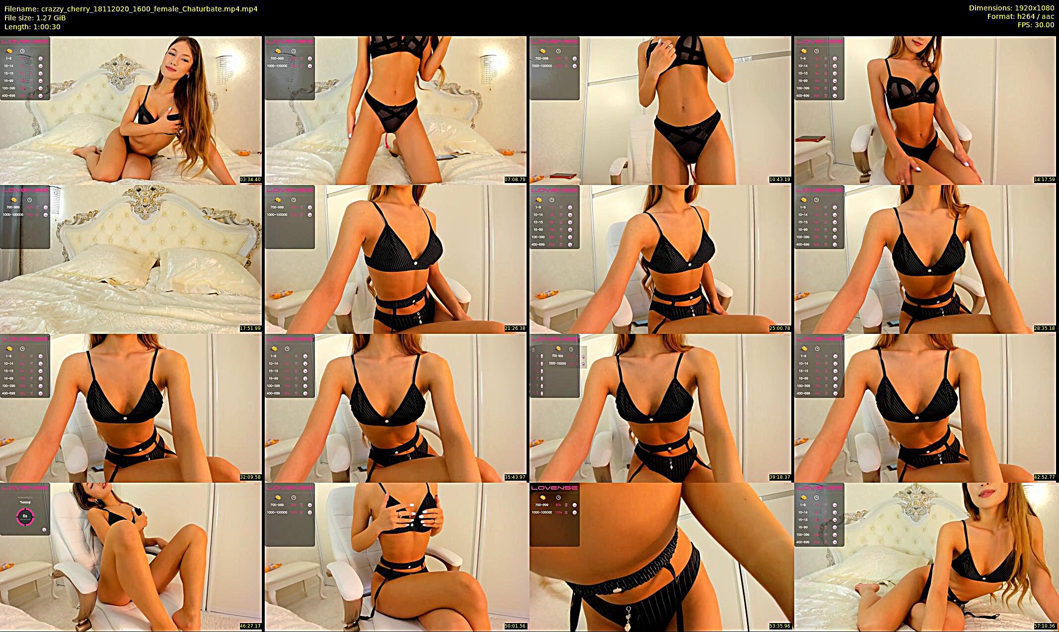 crazzy_cherry — 61 minute Chaturbate female cam show recording, 1080p, Nov 18, 2020
